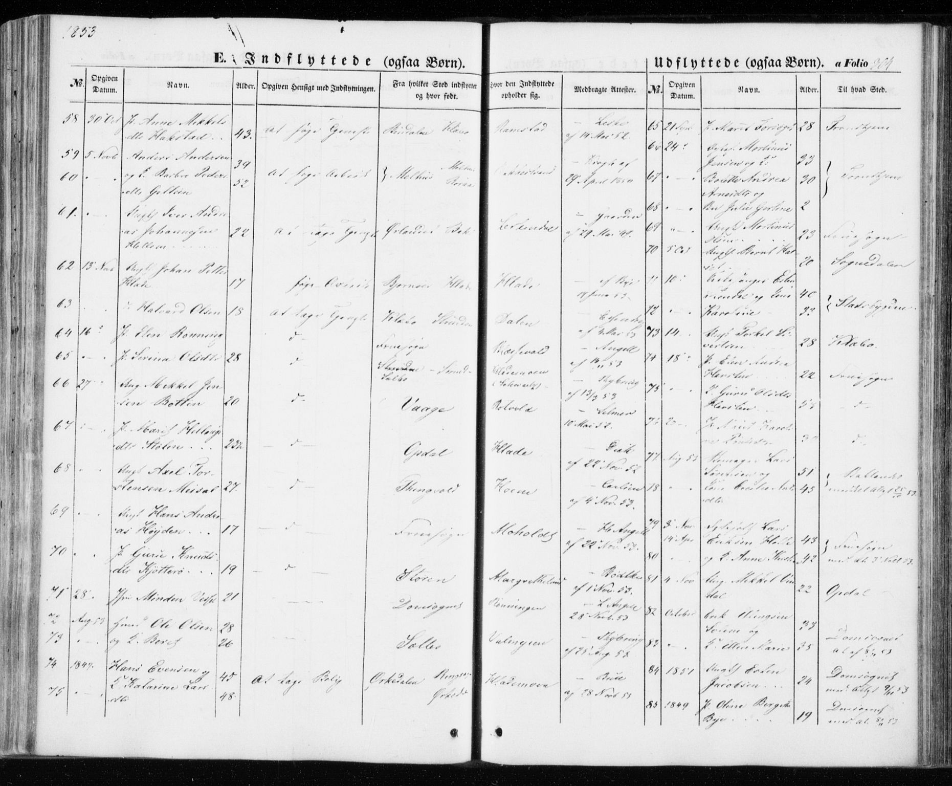 Ministerialprotokoller, klokkerbøker og fødselsregistre - Sør-Trøndelag, SAT/A-1456/606/L0291: Parish register (official) no. 606A06, 1848-1856, p. 304