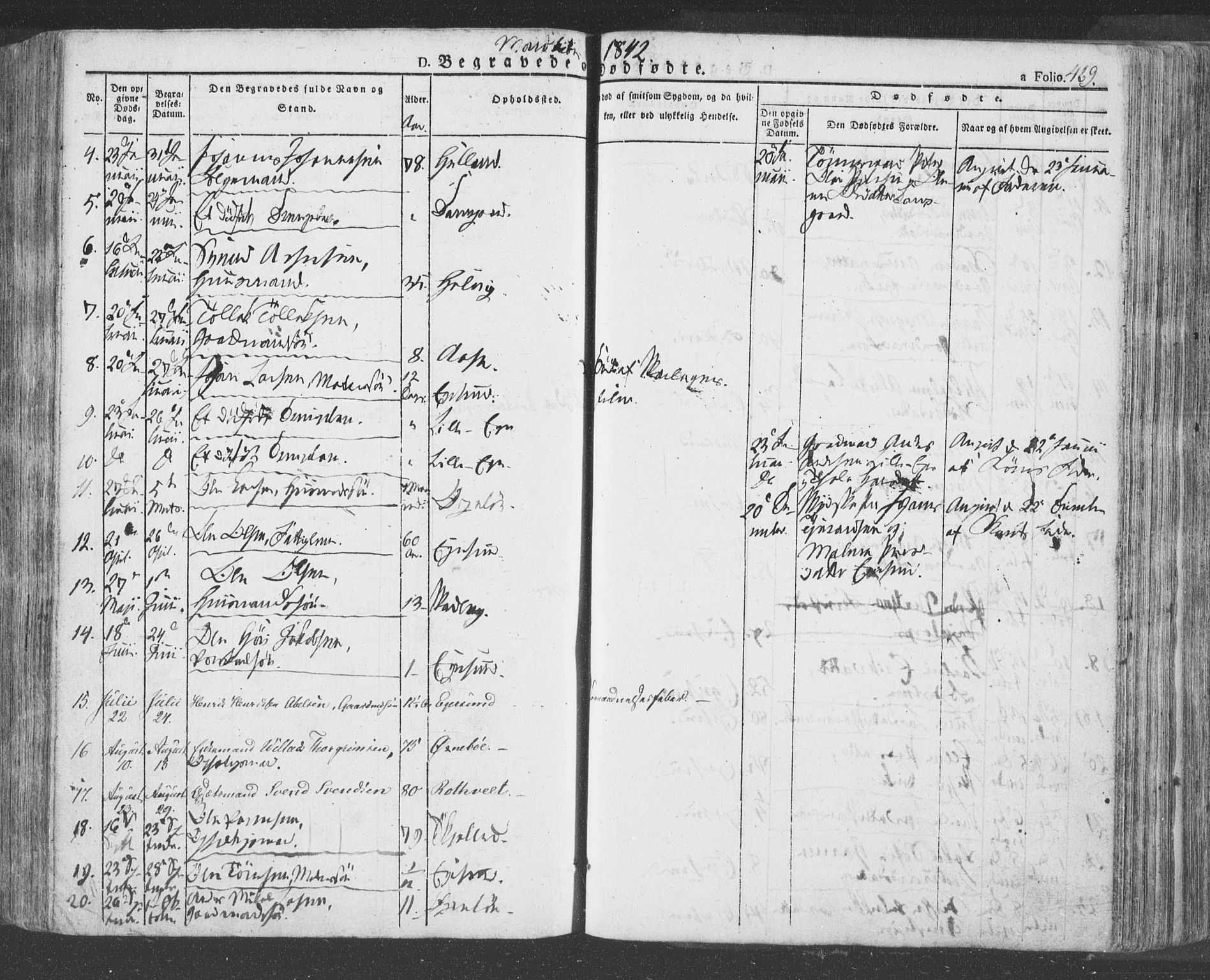 Eigersund sokneprestkontor, AV/SAST-A-101807/S08/L0009: Parish register (official) no. A 9, 1827-1850, p. 469