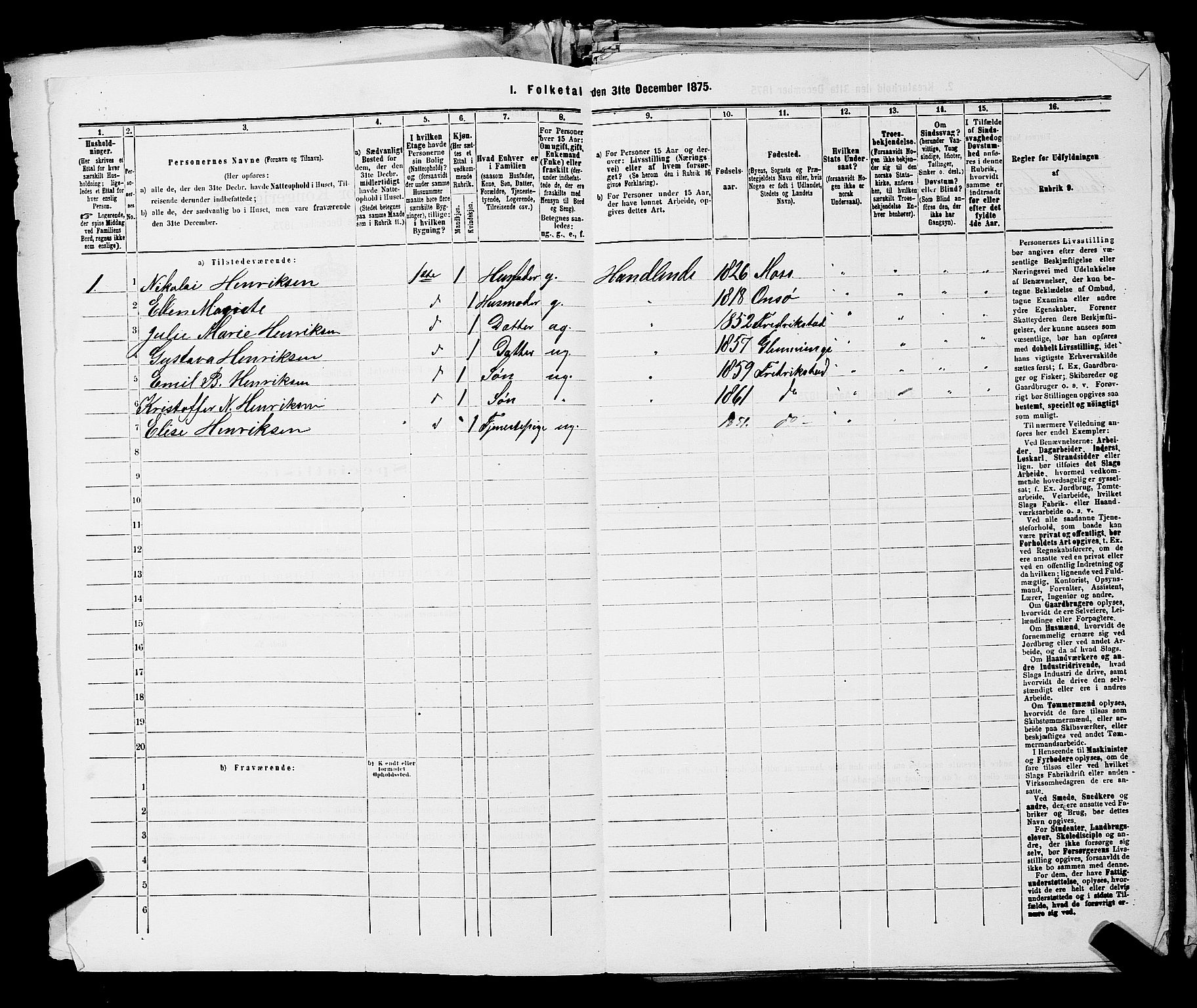 RA, 1875 census for 0103B Fredrikstad/Fredrikstad, 1875, p. 1347