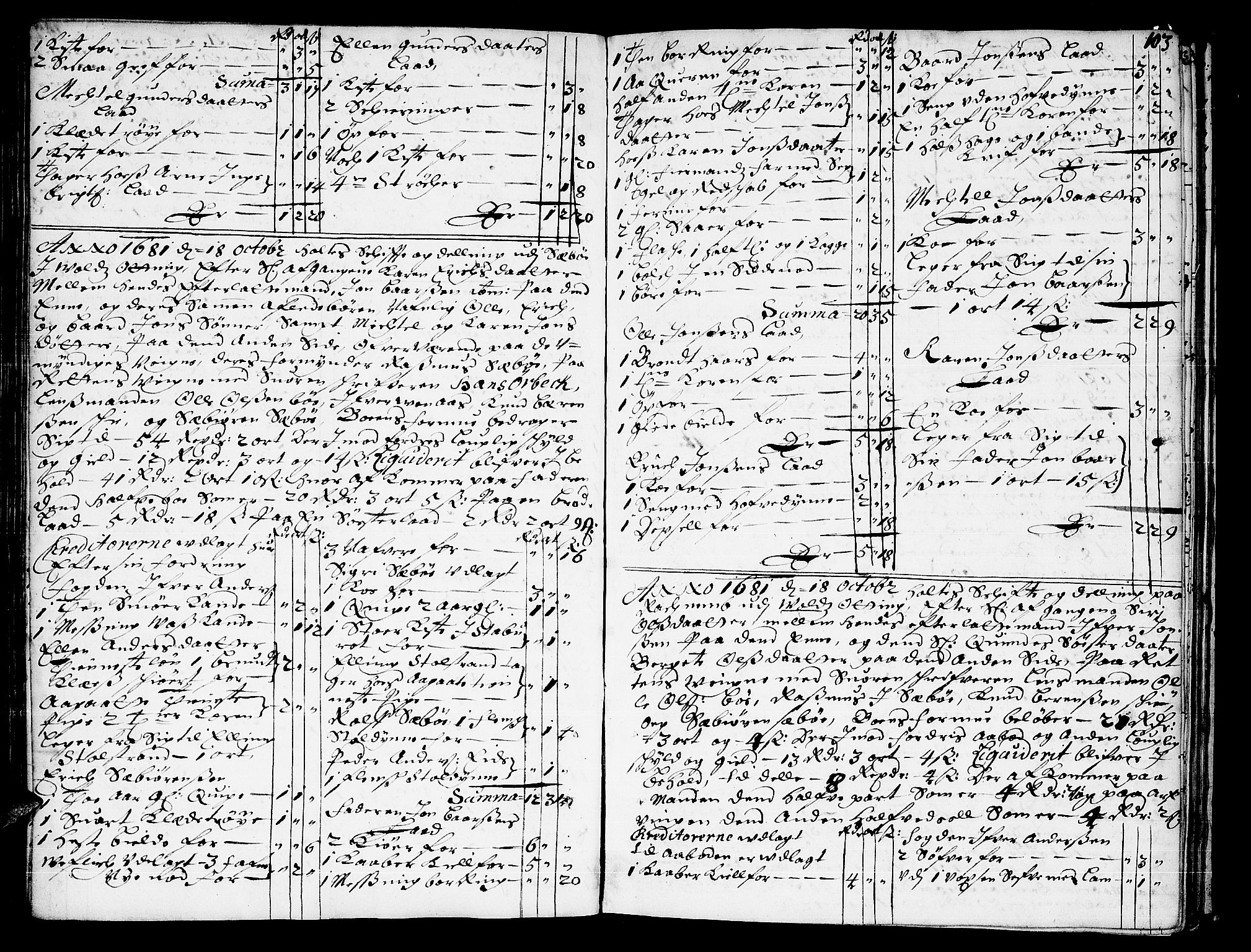 Romsdal sorenskriveri, AV/SAT-A-4149/1/3/3A/L0001: Skifteprotokoll, 1677-1683, p. 102b-103a