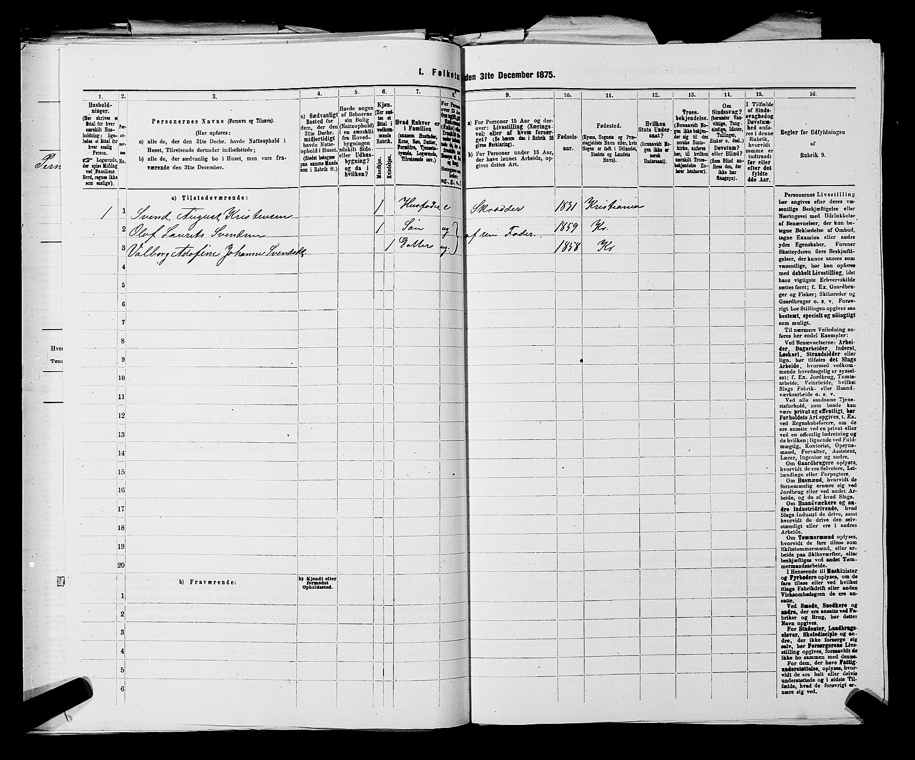 RA, 1875 census for 0130P Tune, 1875, p. 1636