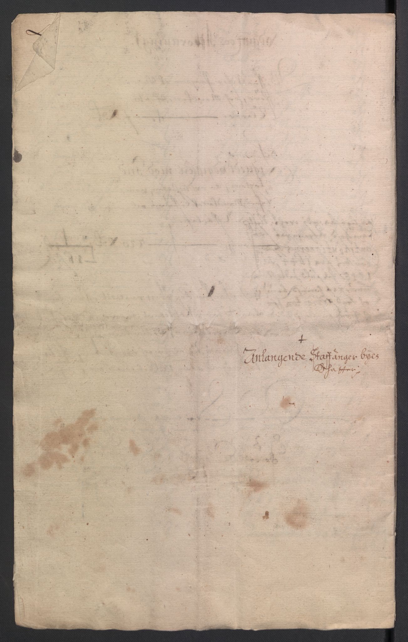 Rentekammeret inntil 1814, Reviderte regnskaper, Byregnskaper, RA/EA-4066/R/Ro/L0299: [O2] By- og kontribusjonsregnskap, 1639-1661, p. 258