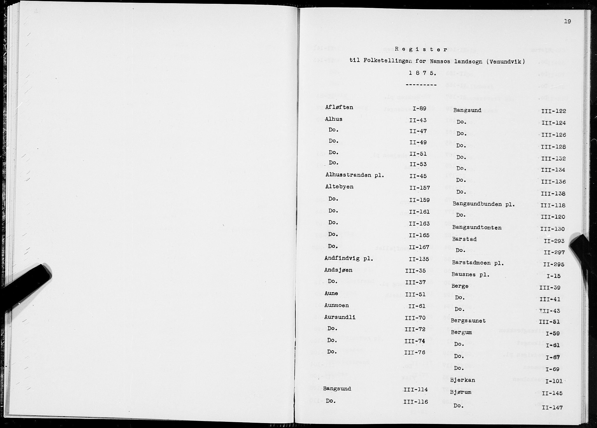 SAT, 1875 census for 1745L Namsos/Vemundvik og Sævik, 1875, p. 19