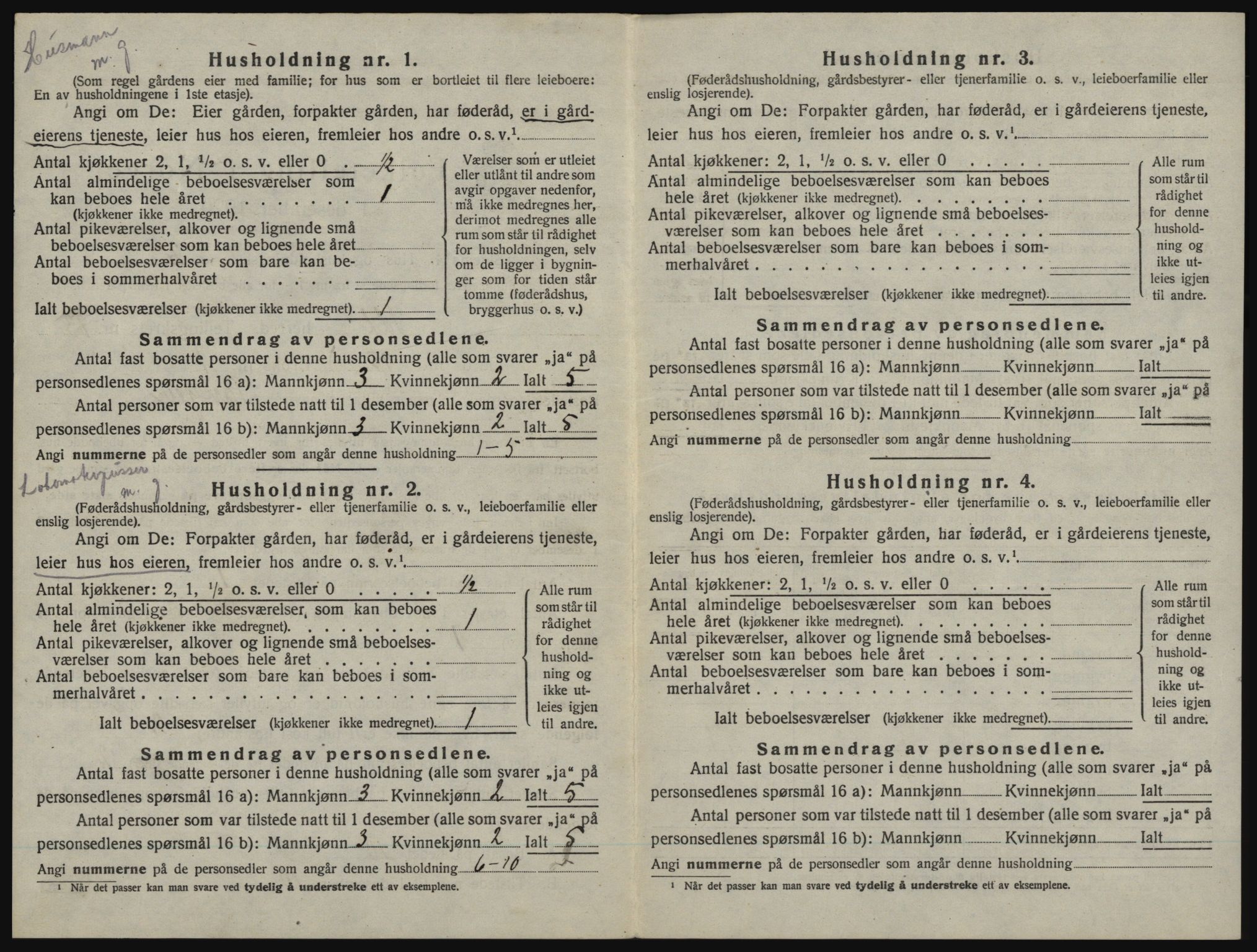 SAO, 1920 census for Idd, 1920, p. 1743