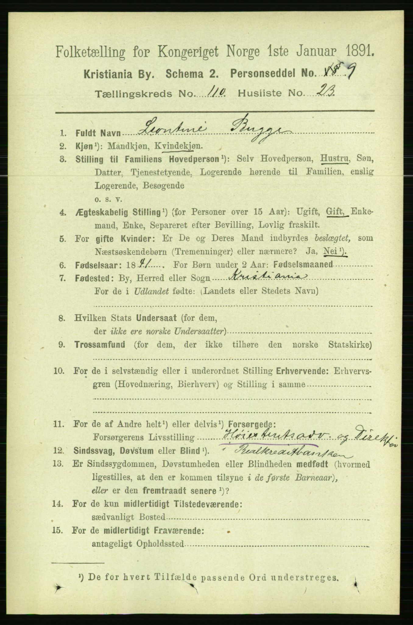 RA, 1891 census for 0301 Kristiania, 1891, p. 57671