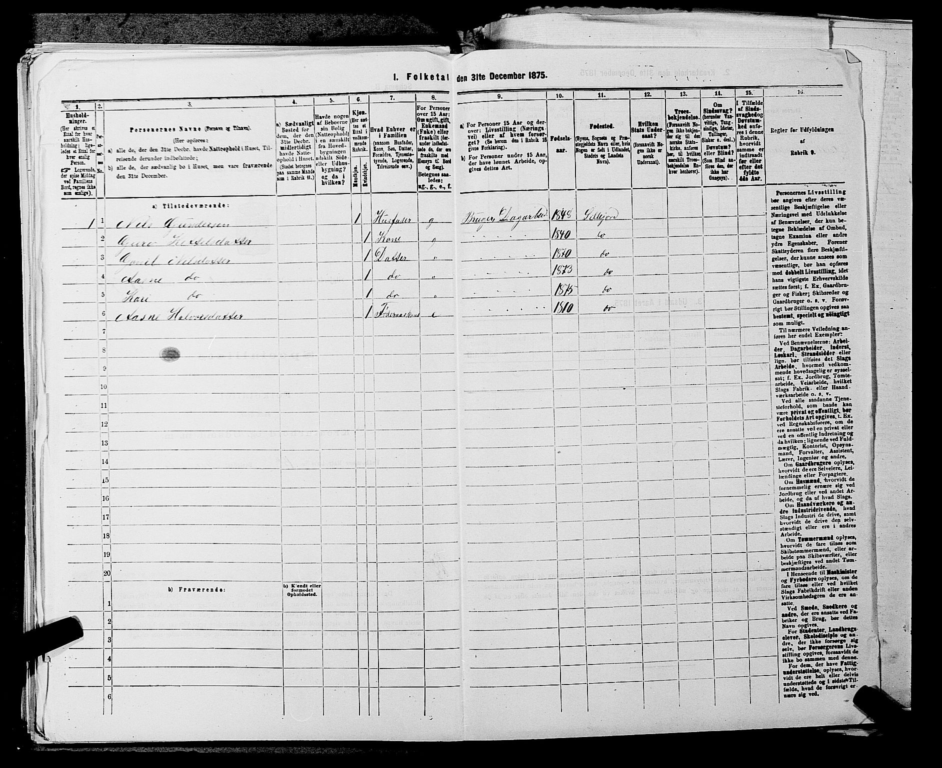 SAKO, 1875 census for 0828P Seljord, 1875, p. 547
