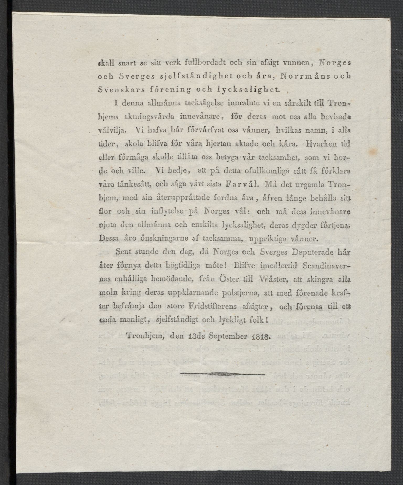 Christie, Wilhelm Frimann Koren, AV/RA-PA-0014/F/L0006: Christies dokumenter fra Stortinget, 1817-1818, p. 319