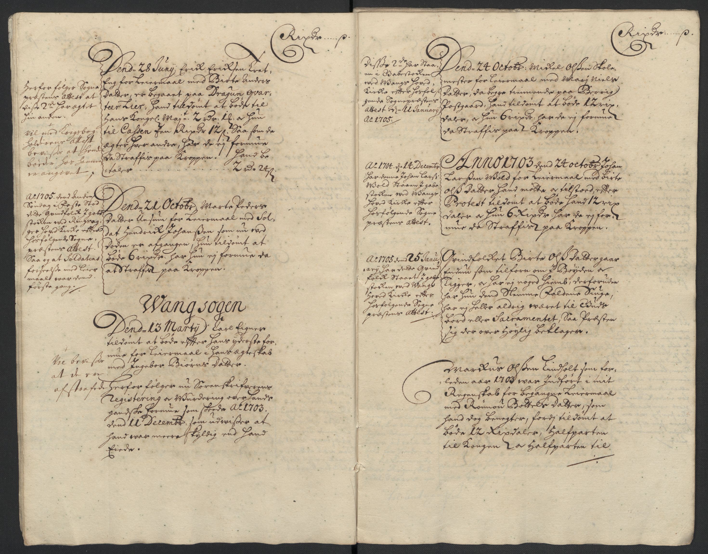 Rentekammeret inntil 1814, Reviderte regnskaper, Fogderegnskap, AV/RA-EA-4092/R16/L1041: Fogderegnskap Hedmark, 1703-1704, p. 210