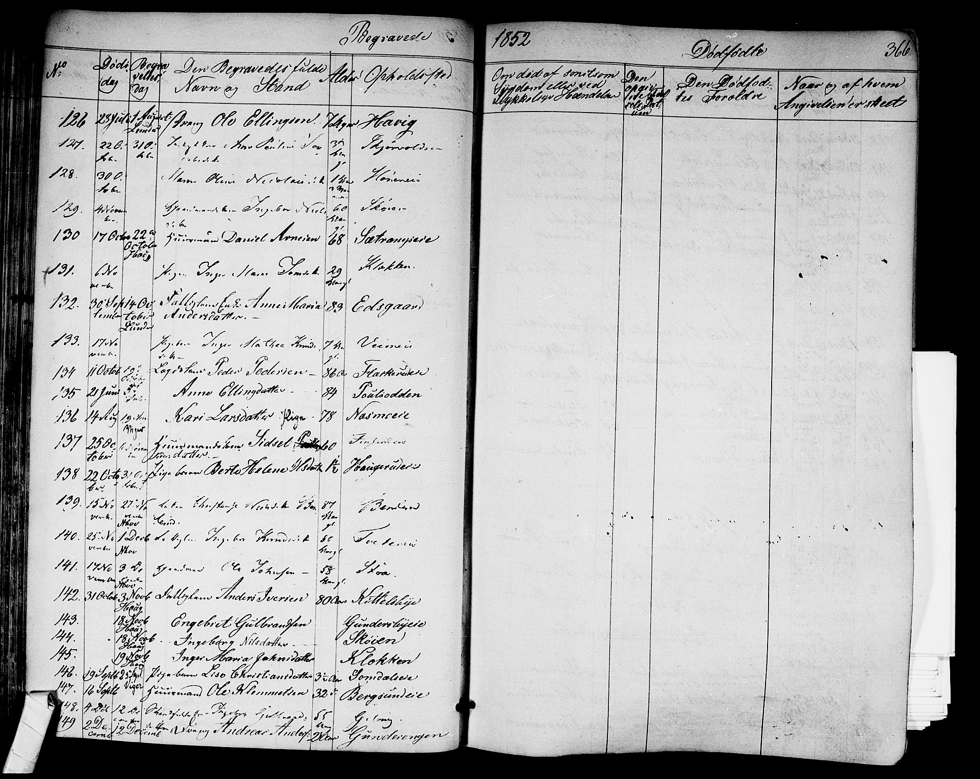 Norderhov kirkebøker, AV/SAKO-A-237/F/Fa/L0011: Parish register (official) no. 11, 1847-1856, p. 366