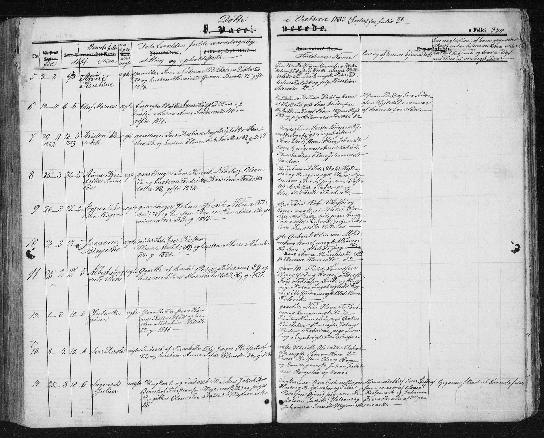 Ministerialprotokoller, klokkerbøker og fødselsregistre - Nordland, AV/SAT-A-1459/810/L0158: Parish register (copy) no. 810C02 /1, 1863-1883, p. 340