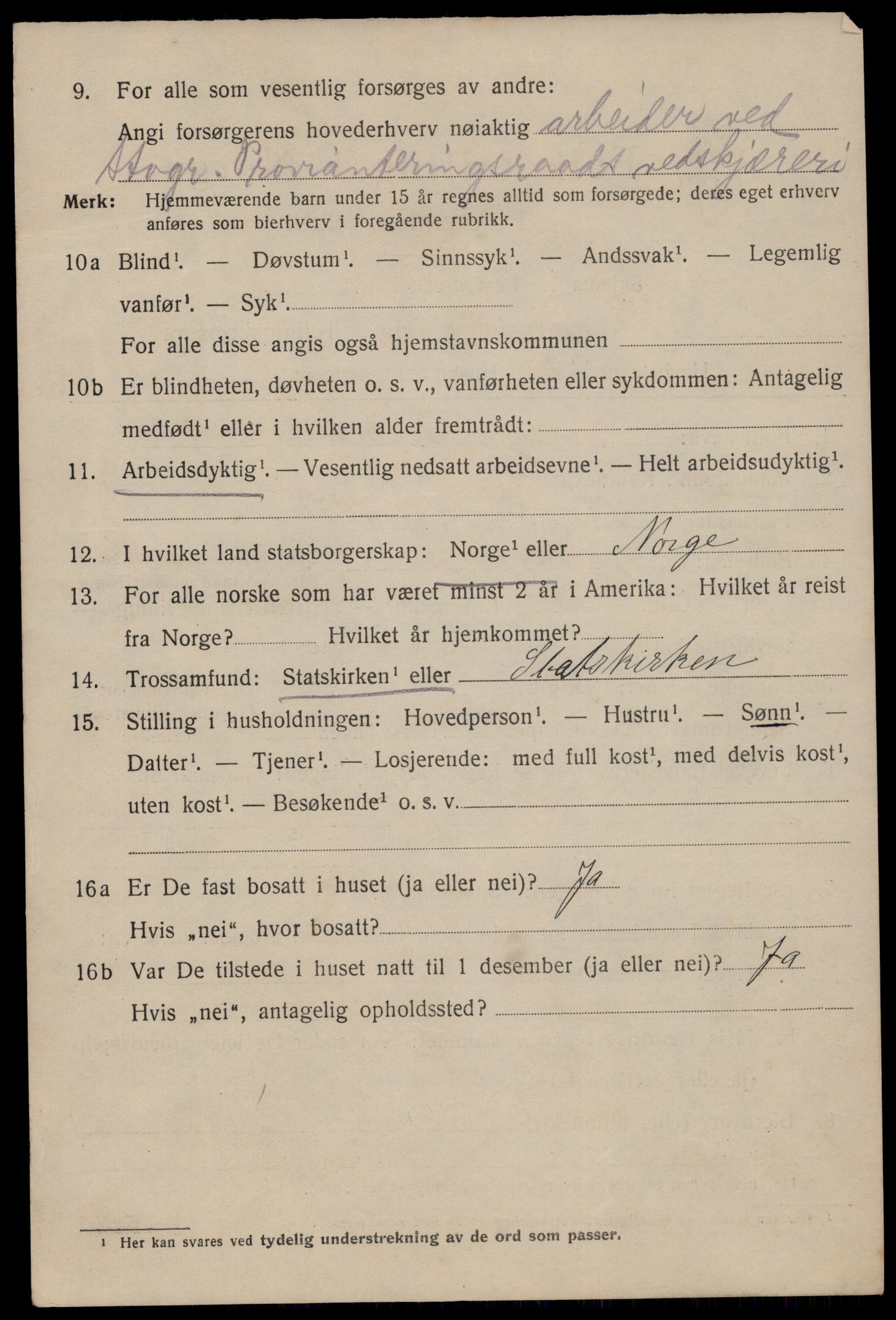 SAST, 1920 census for Stavanger, 1920, p. 113977