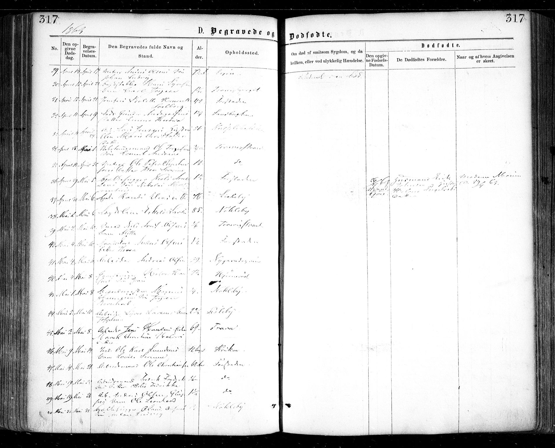 Glemmen prestekontor Kirkebøker, AV/SAO-A-10908/F/Fa/L0008: Parish register (official) no. 8, 1862-1871, p. 317