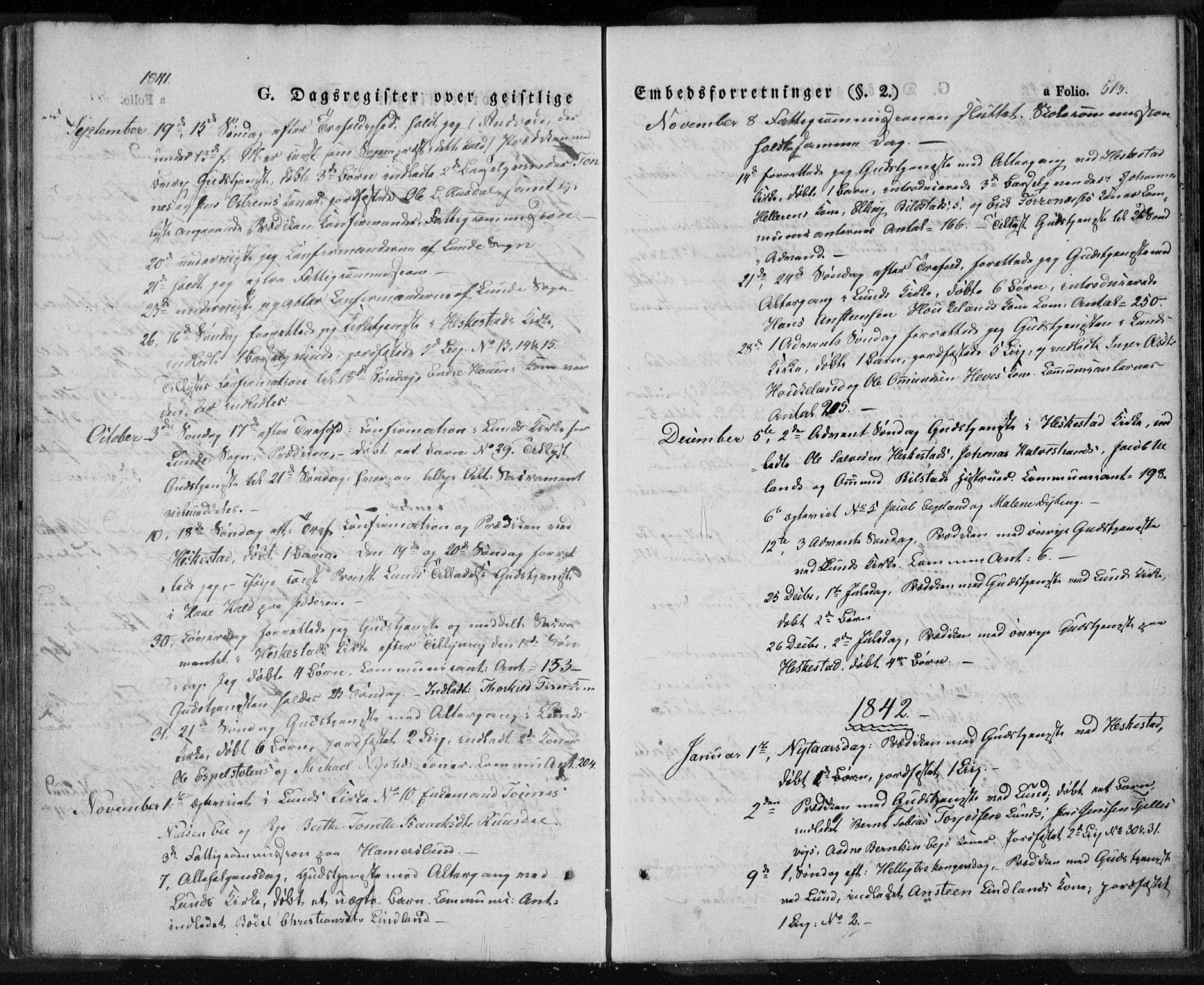 Lund sokneprestkontor, SAST/A-101809/S06/L0008: Parish register (official) no. A 7.2, 1833-1854, p. 513