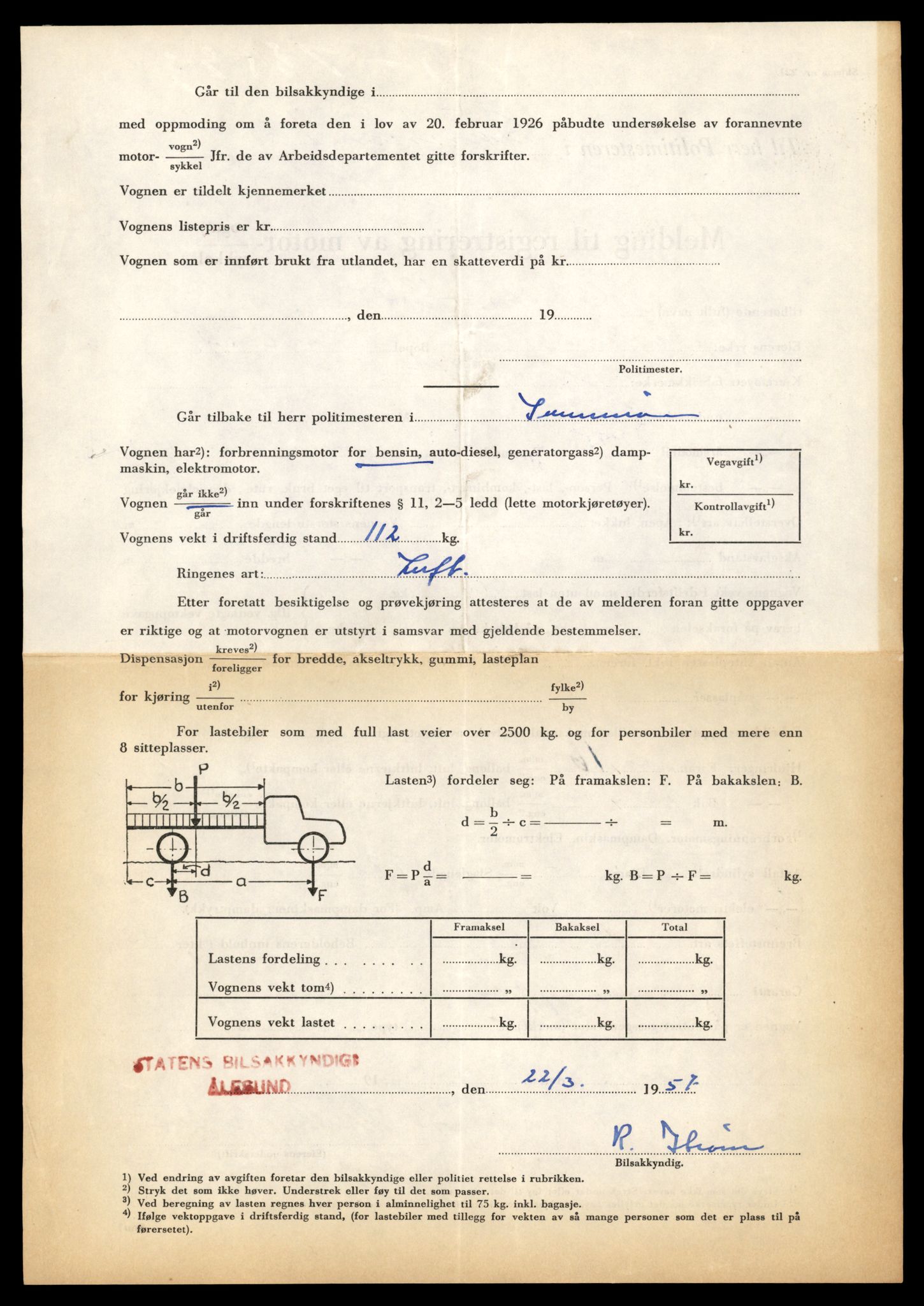 Møre og Romsdal vegkontor - Ålesund trafikkstasjon, AV/SAT-A-4099/F/Fe/L0040: Registreringskort for kjøretøy T 13531 - T 13709, 1927-1998, p. 1126