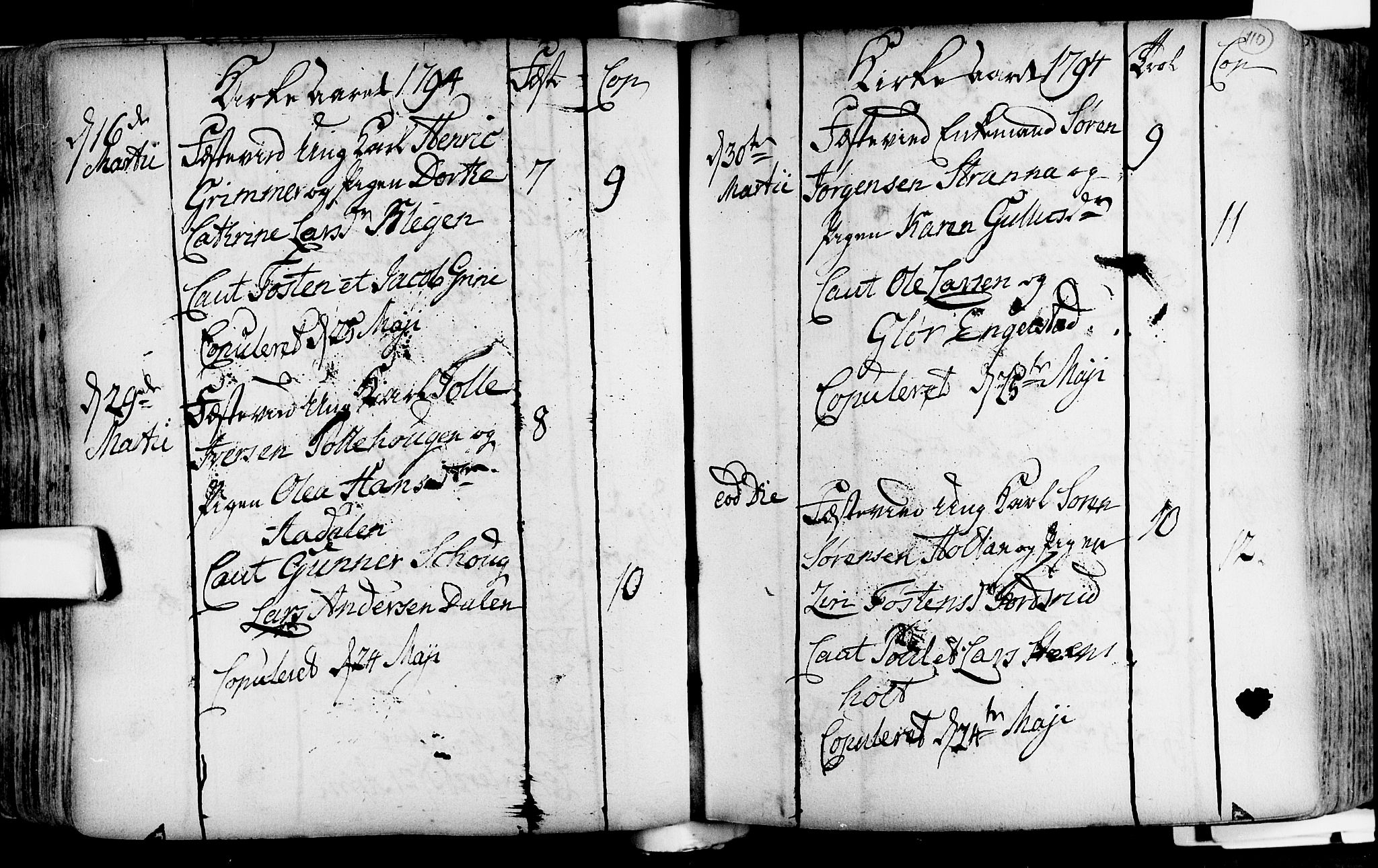 Lardal kirkebøker, AV/SAKO-A-350/F/Fa/L0004: Parish register (official) no. i 4, 1733-1815, p. 110