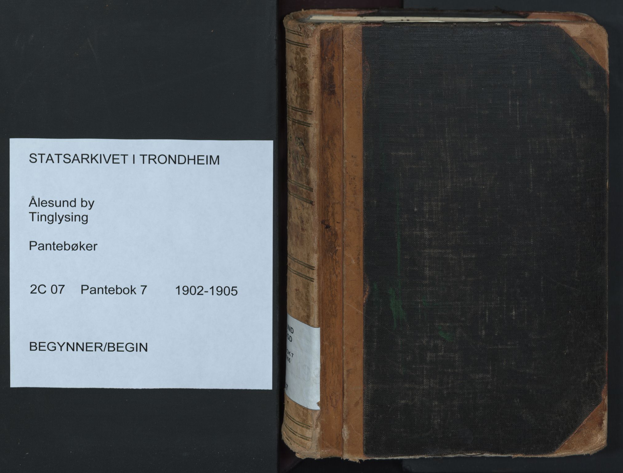 Ålesund byfogd, AV/SAT-A-4384: Mortgage book no. 7, 1902-1905