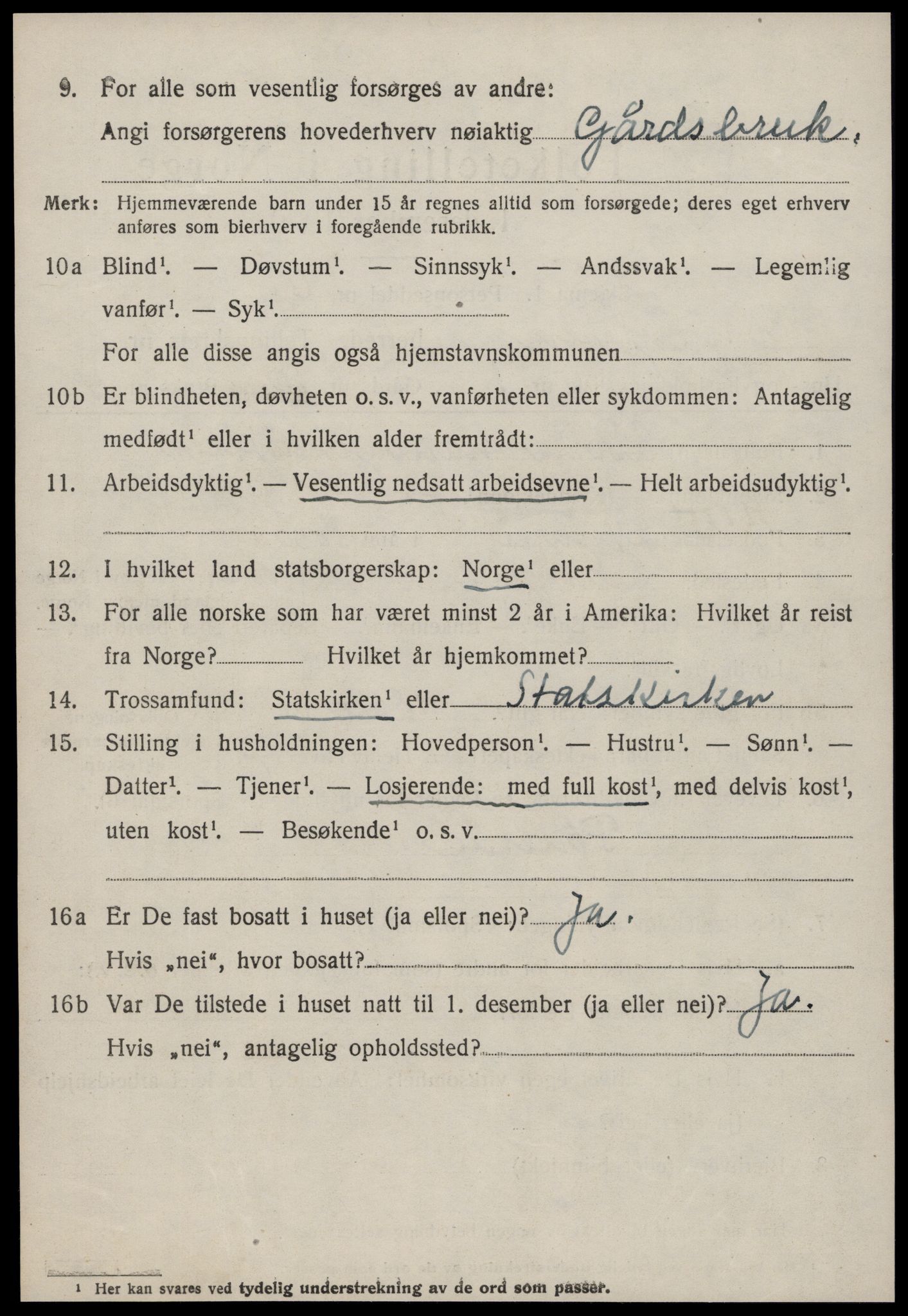 SAT, 1920 census for Sykkylven, 1920, p. 926