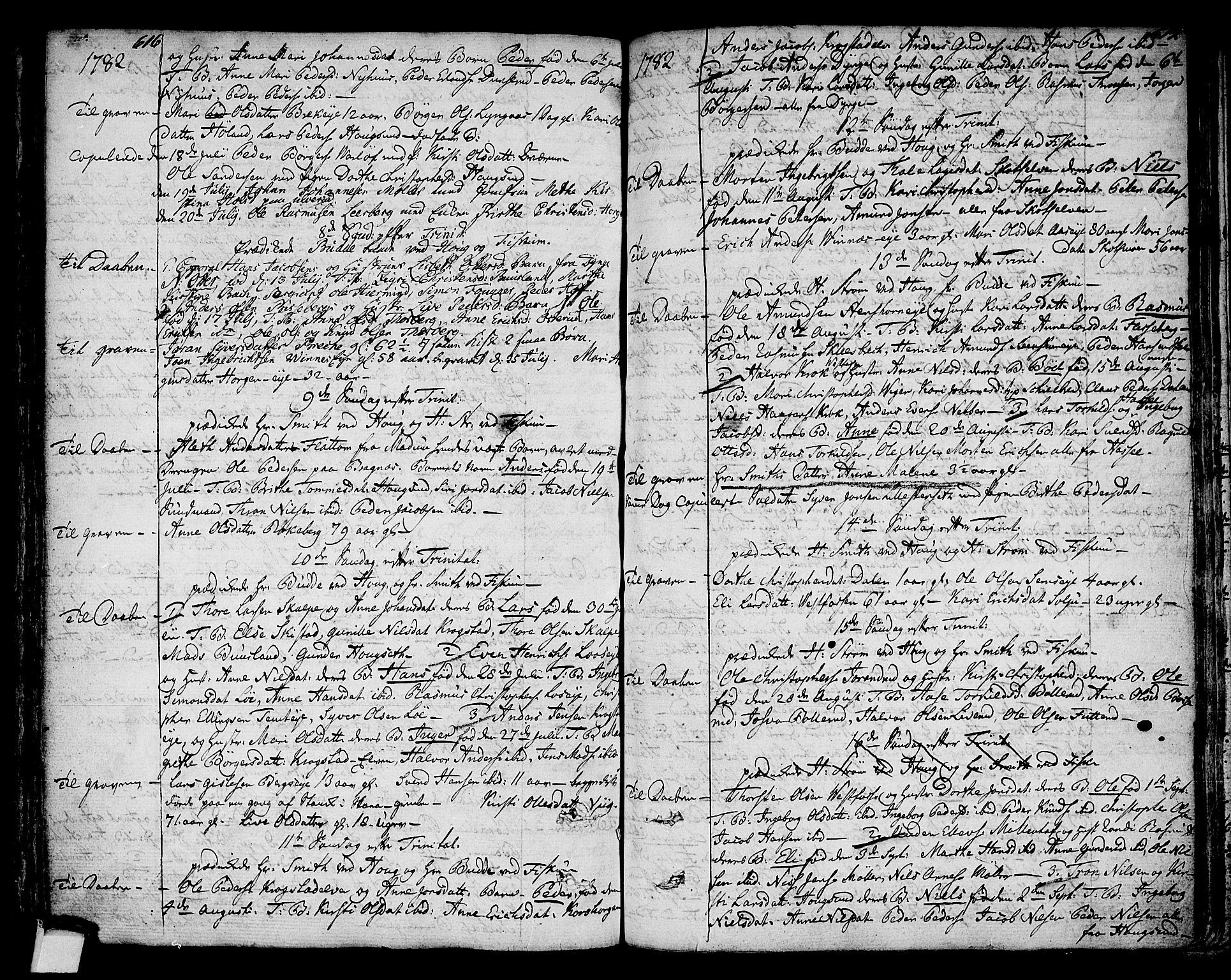 Eiker kirkebøker, SAKO/A-4/F/Fa/L0008: Parish register (official) no. I 8, 1764-1788, p. 616-617