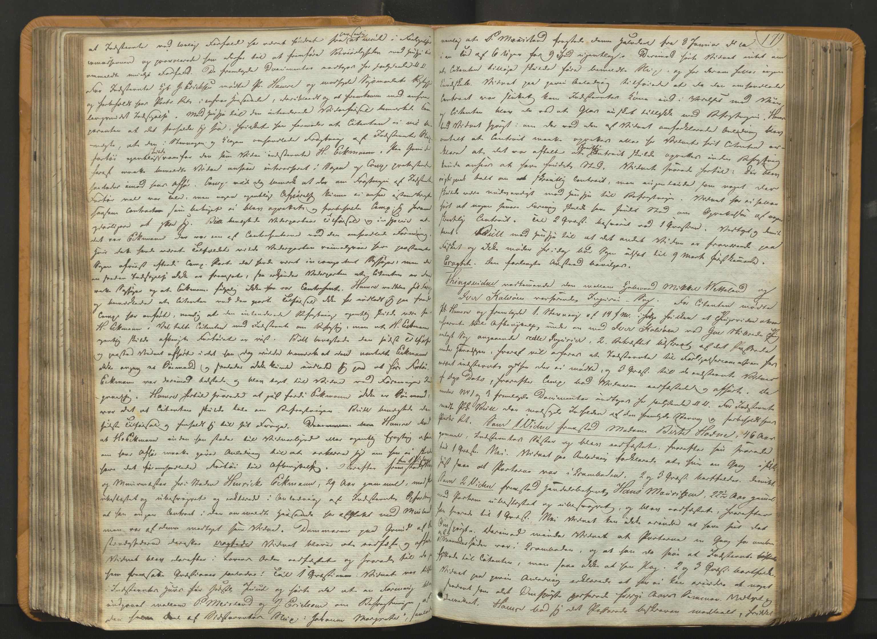 Stavanger byfogd, AV/SAST-A-101408/001/3/30/30BA/L0054: Bytingprotkoll, 1838-1843, p. 178b-179a