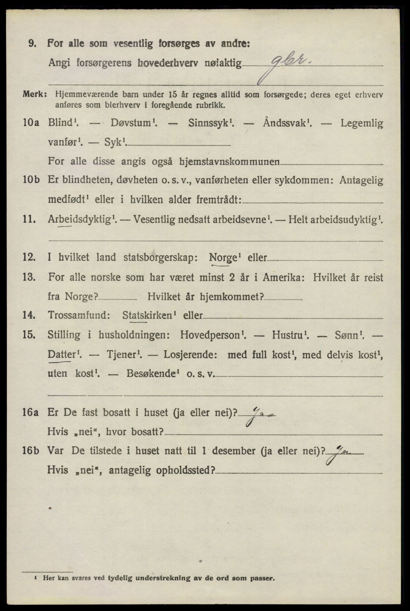 SAO, 1920 census for Frogn, 1920, p. 2384