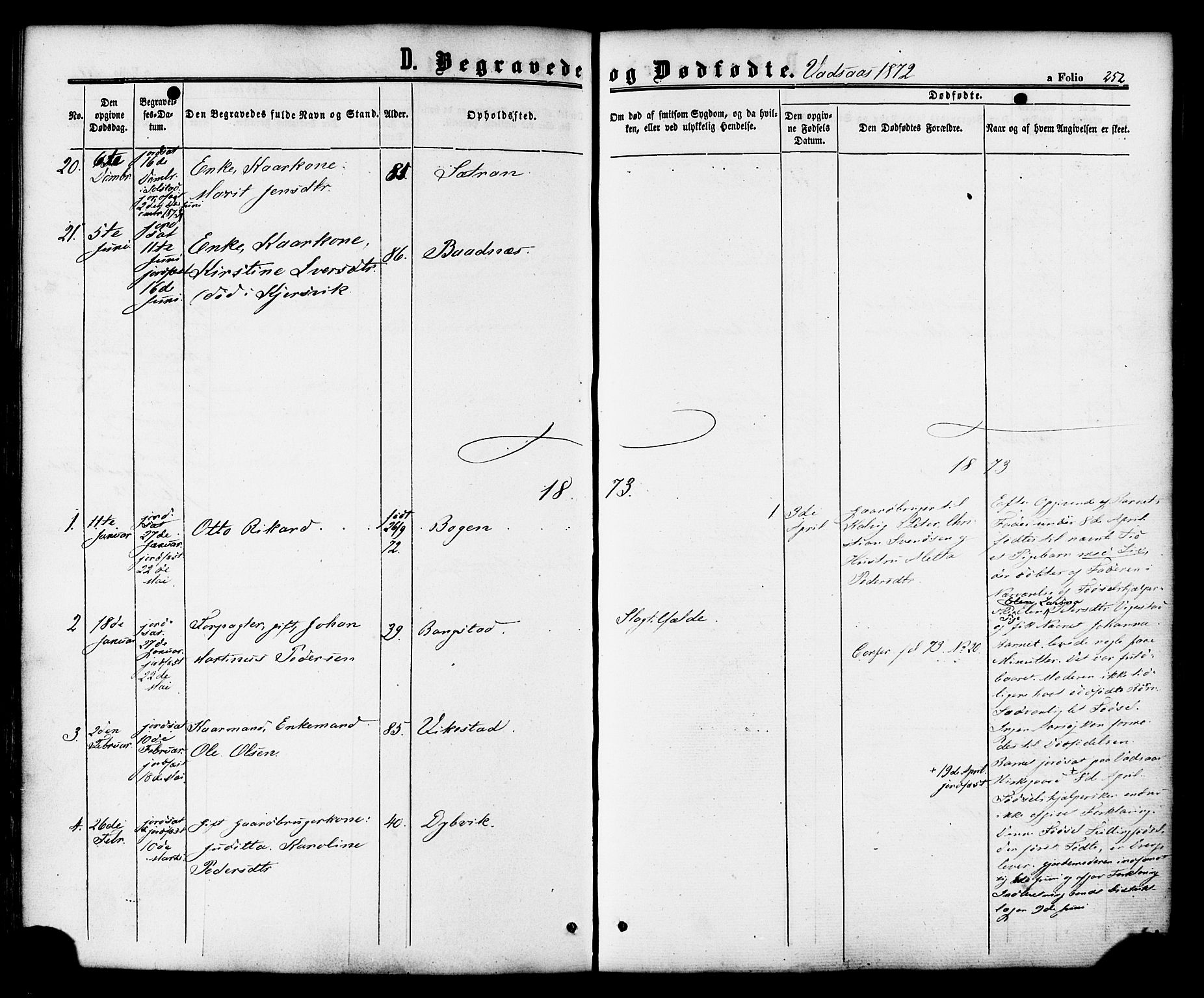 Ministerialprotokoller, klokkerbøker og fødselsregistre - Nordland, SAT/A-1459/810/L0146: Parish register (official) no. 810A08 /1, 1862-1874, p. 252