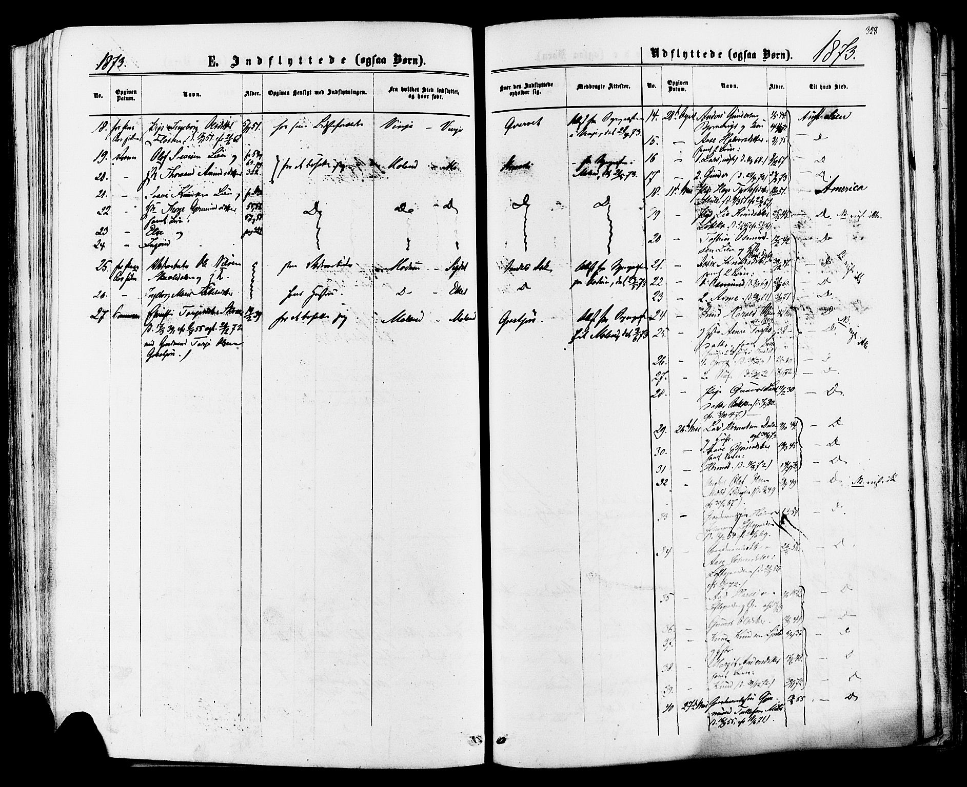 Mo kirkebøker, SAKO/A-286/F/Fa/L0006: Parish register (official) no. I 6, 1865-1885, p. 328