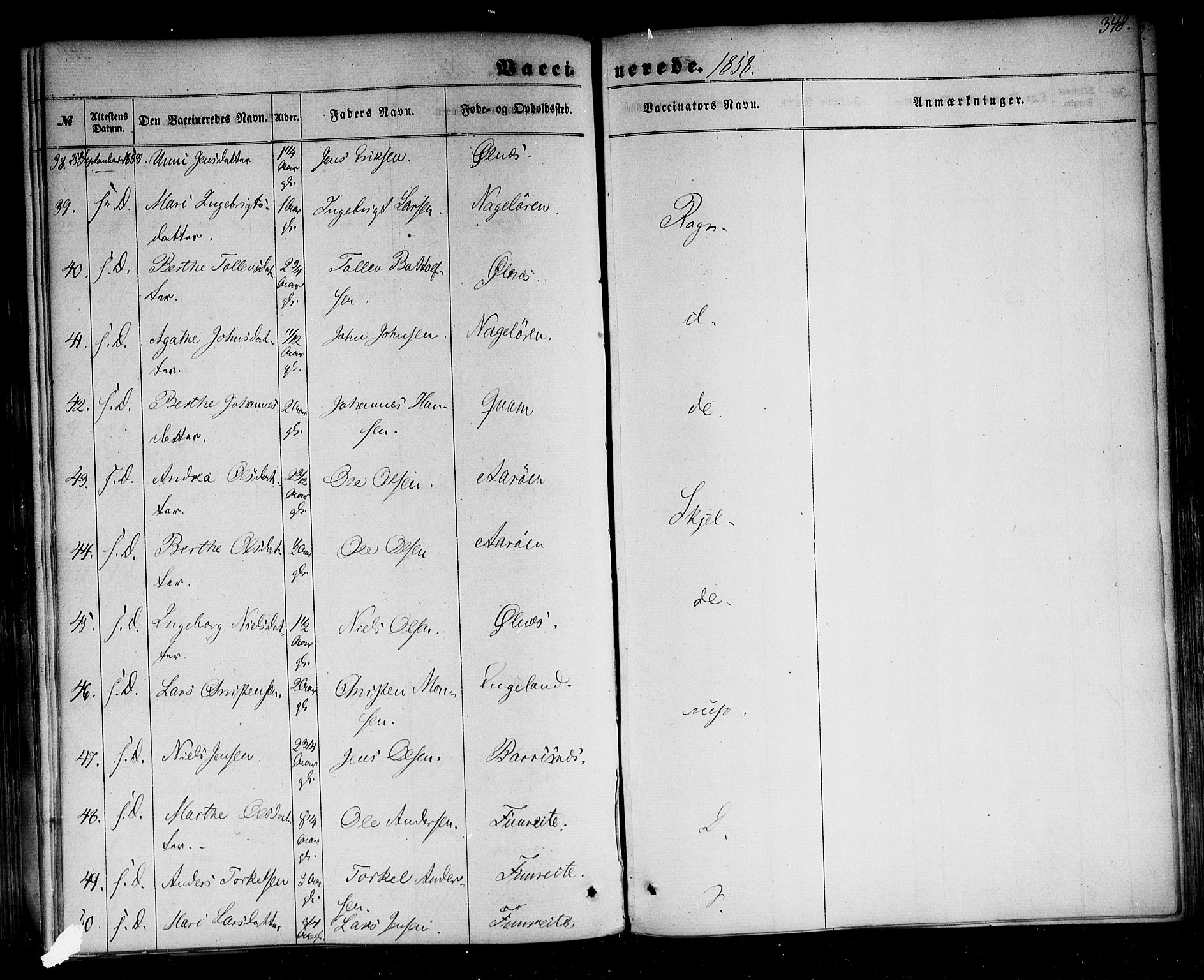 Sogndal sokneprestembete, AV/SAB-A-81301/H/Haa/Haaa/L0013: Parish register (official) no. A 13, 1859-1877, p. 348