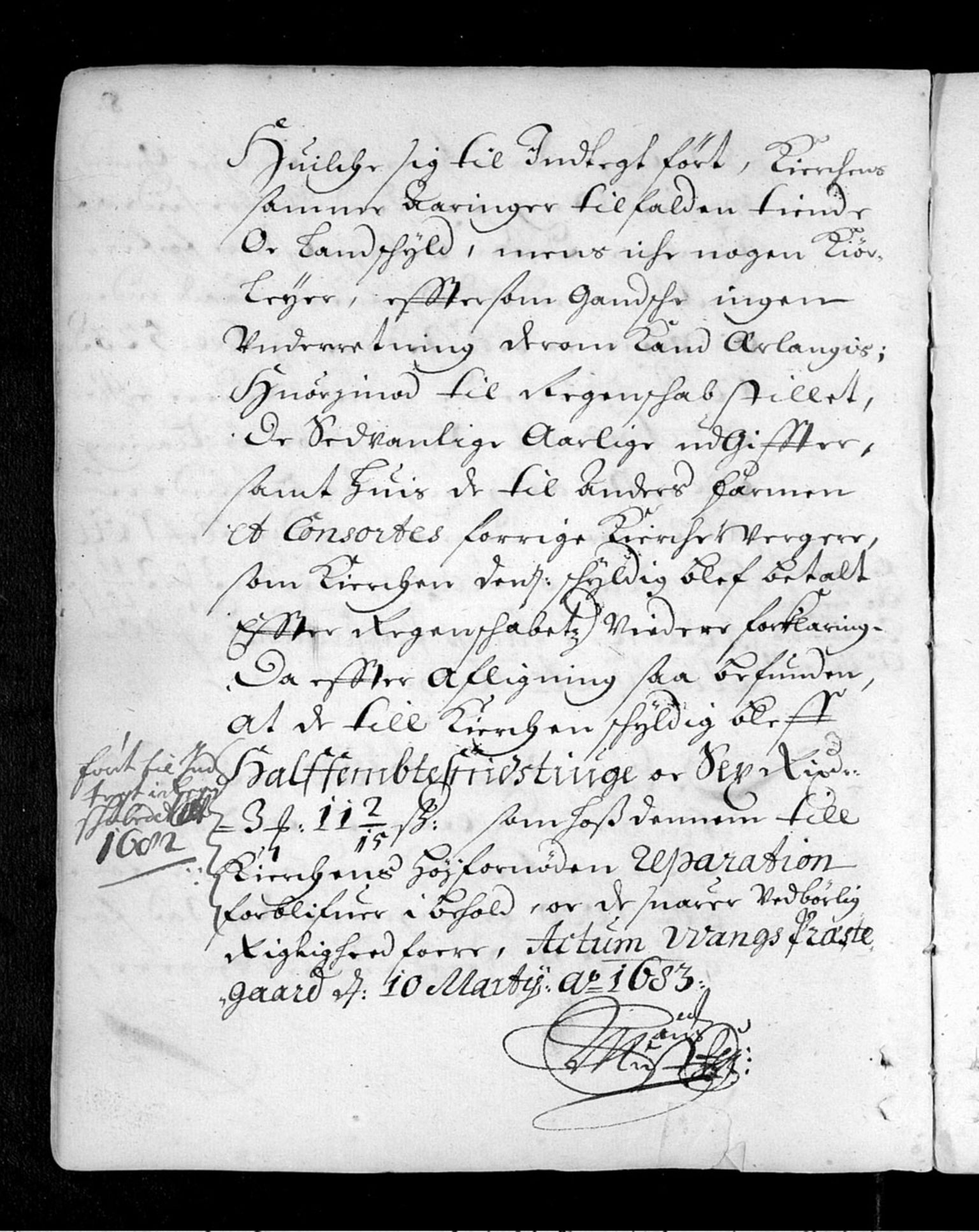 Kirkestoler i Hedmark fylke, AV/SAH-KIRKESTOL-001/F/Fa/Faa/L0001: Kirkestol for Vang, Hedmark, 1683-1722, p. 8b