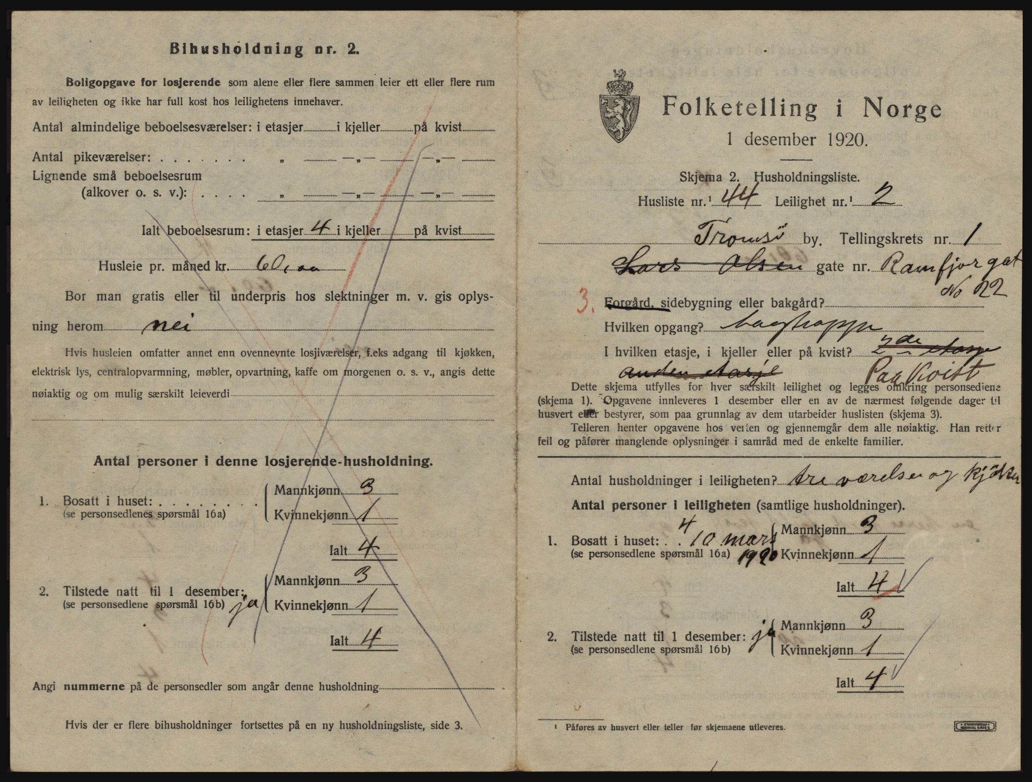 SATØ, 1920 census for Tromsø, 1920, p. 2565