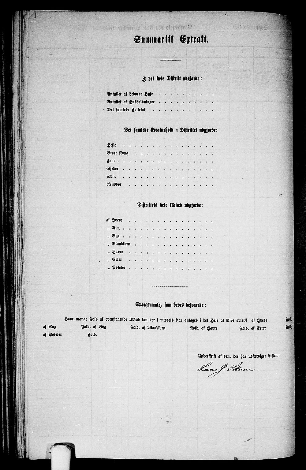 RA, 1865 census for Lindås, 1865, p. 194