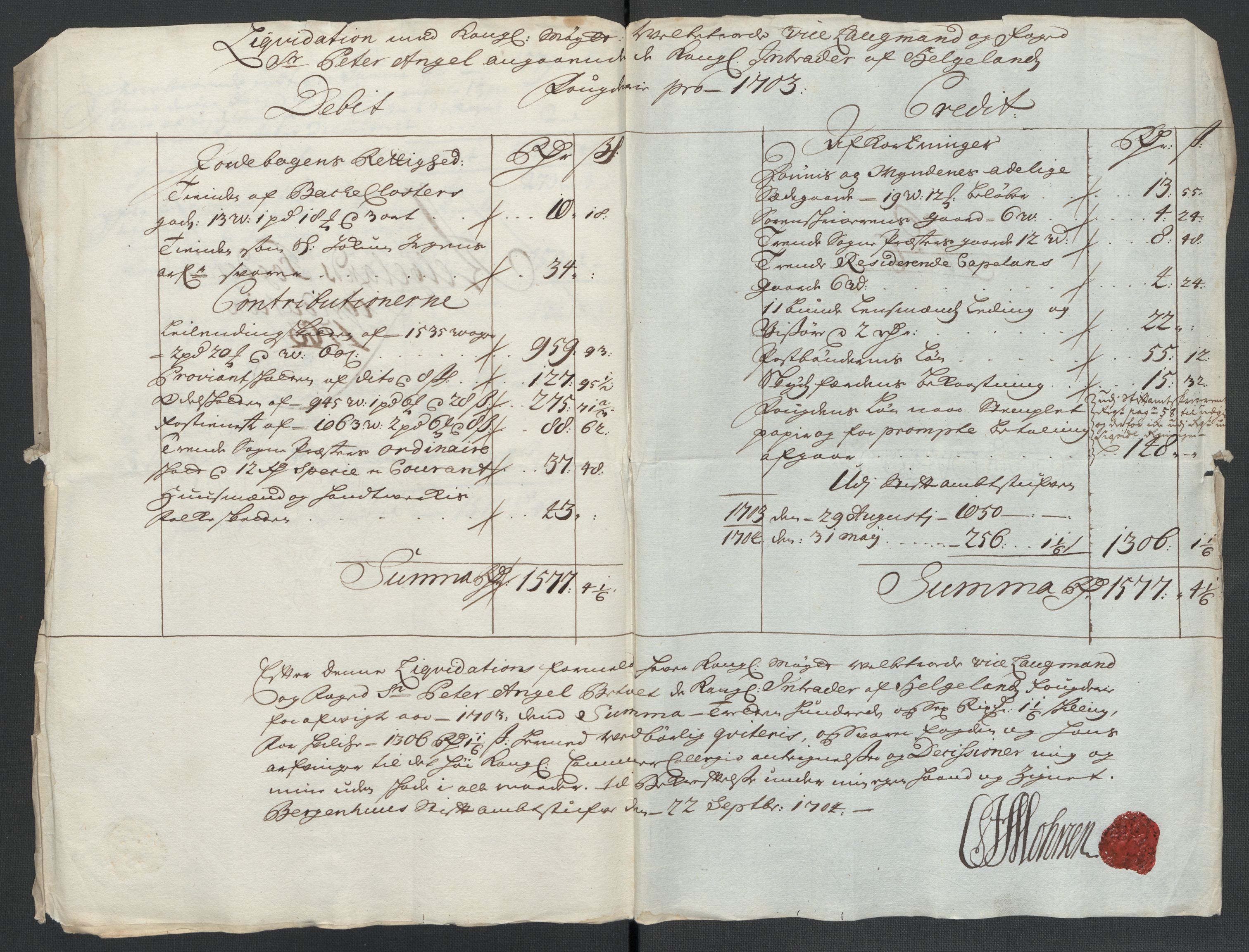 Rentekammeret inntil 1814, Reviderte regnskaper, Fogderegnskap, AV/RA-EA-4092/R65/L4508: Fogderegnskap Helgeland, 1702-1705, p. 119