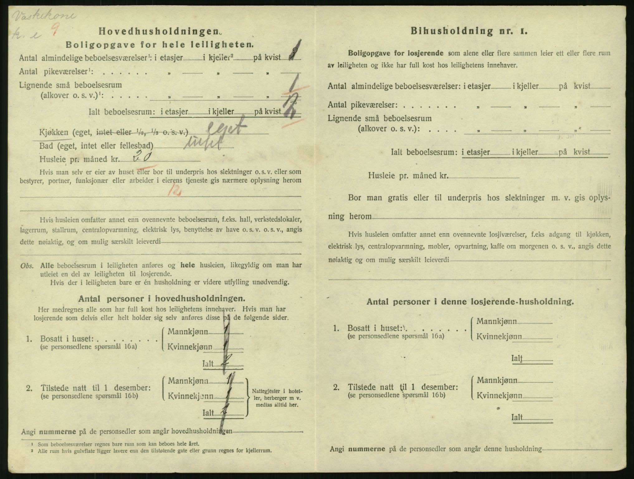 SAKO, 1920 census for Horten, 1920, p. 3626