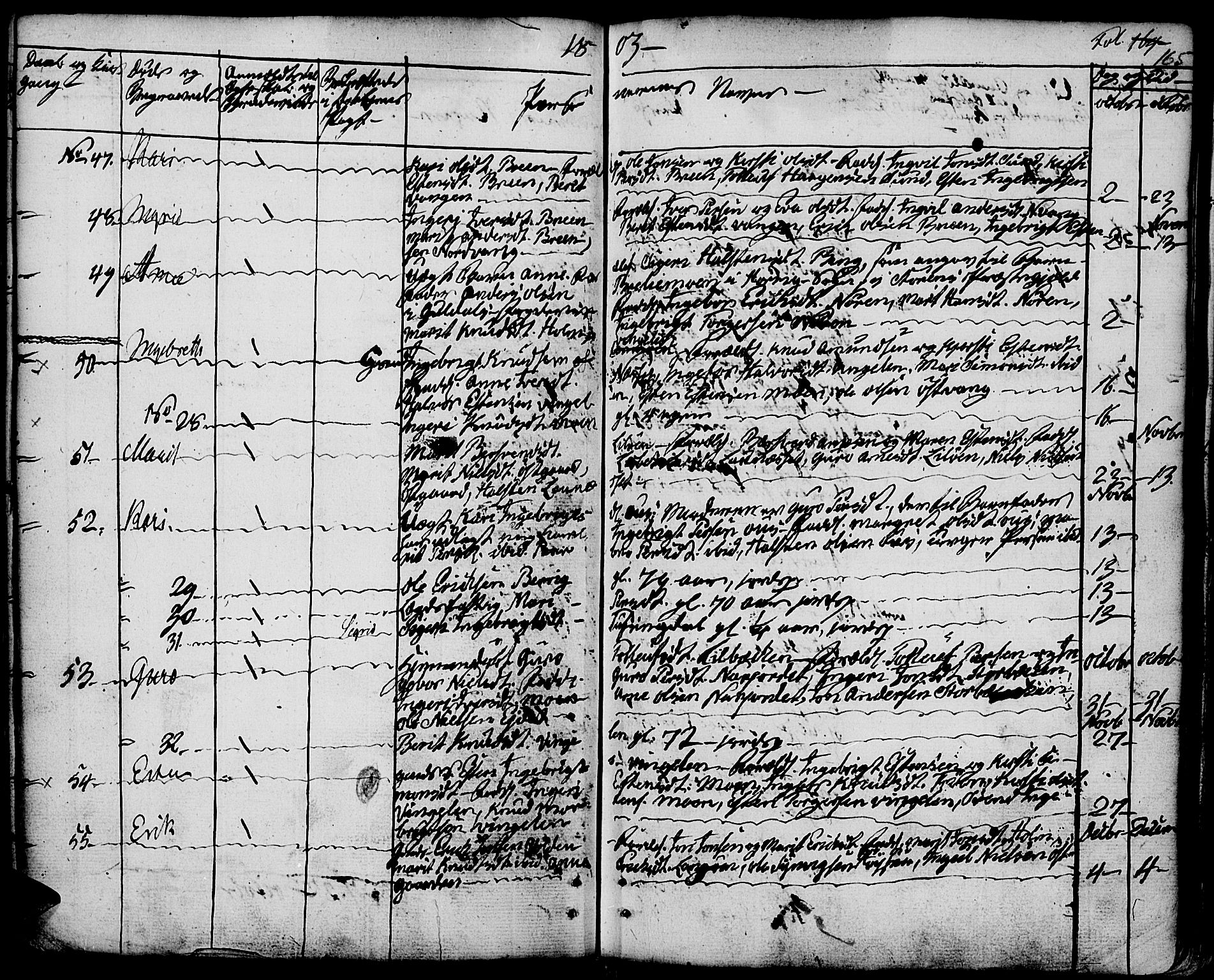 Tolga prestekontor, AV/SAH-PREST-062/K/L0003: Parish register (official) no. 3, 1786-1814, p. 165