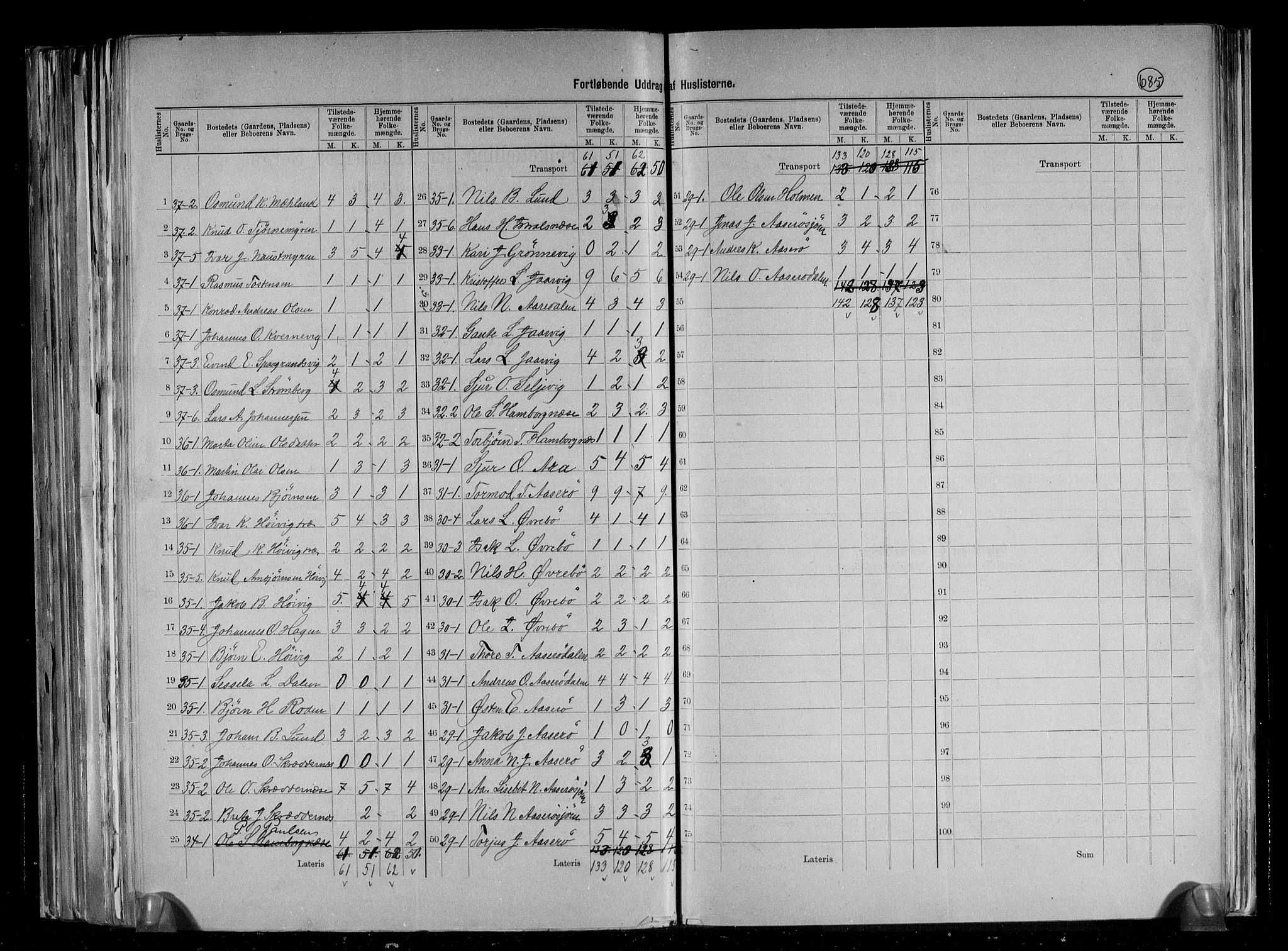 RA, 1891 census for 1138 Jelsa, 1891, p. 17