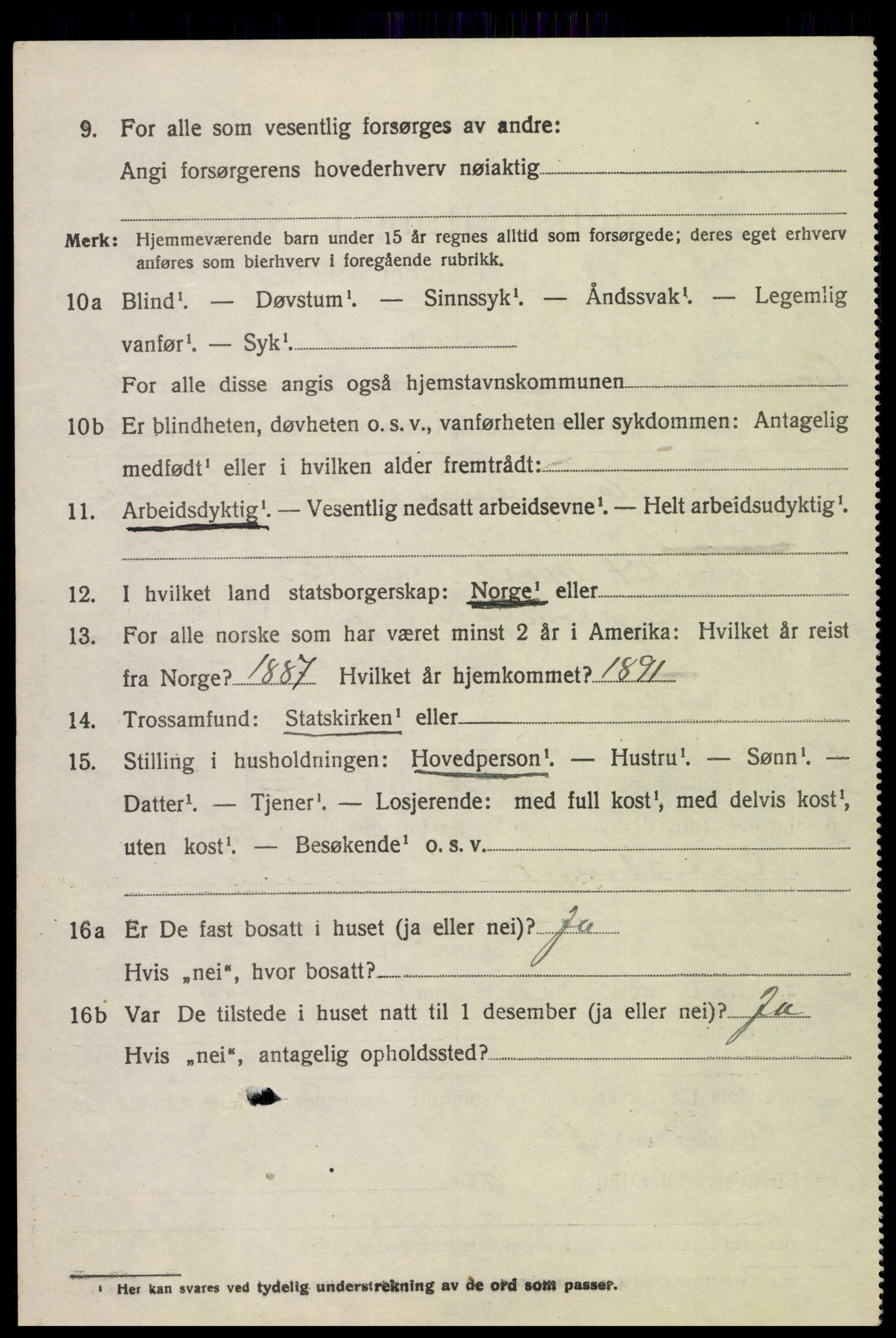 SAH, 1920 census for Lom, 1920, p. 1773