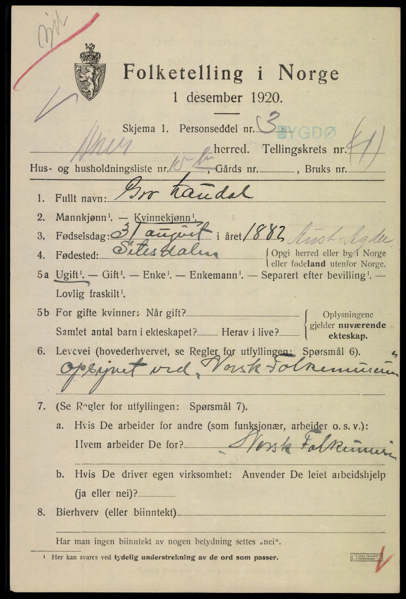 SAO, 1920 census for Aker, 1920, p. 27632