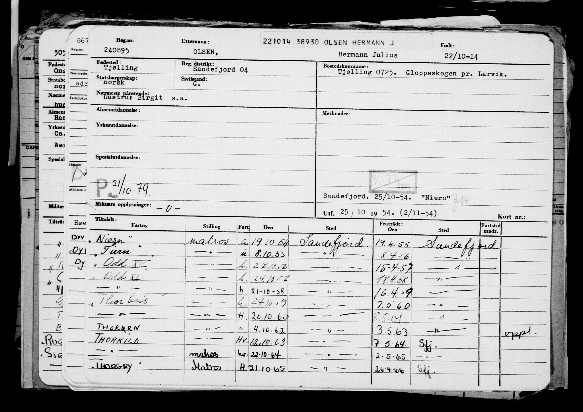 Direktoratet for sjømenn, AV/RA-S-3545/G/Gb/L0124: Hovedkort, 1914, p. 785