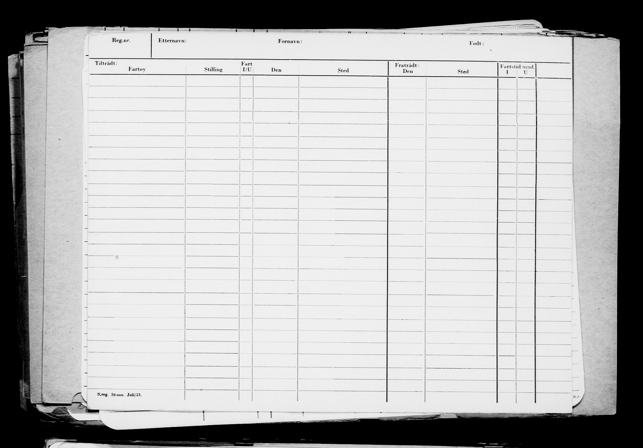 Direktoratet for sjømenn, AV/RA-S-3545/G/Gb/L0212: Hovedkort, 1922, p. 127