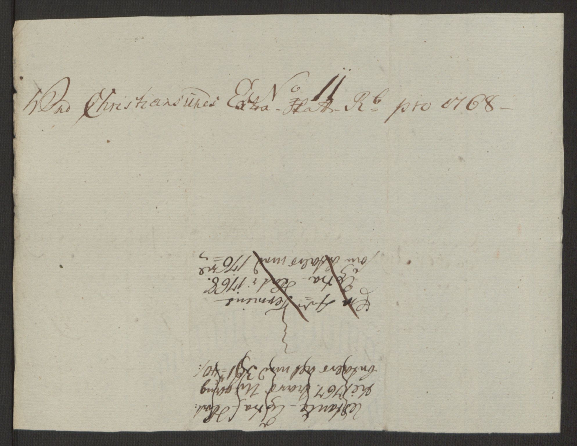 Rentekammeret inntil 1814, Reviderte regnskaper, Byregnskaper, AV/RA-EA-4066/R/Rr/L0495/0004: [R1] Kontribusjonsregnskap / Ekstraskatt, 1762-1772, p. 204