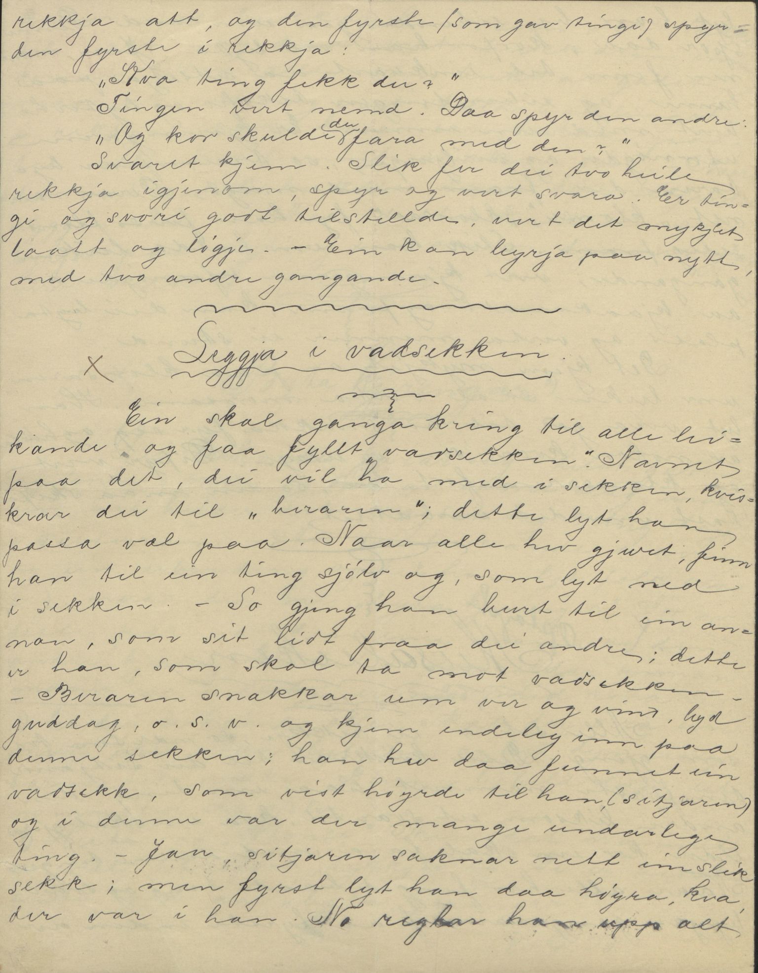 Rikard Berge, TEMU/TGM-A-1003/F/L0004/0053: 101-159 / 157 Manuskript, notatar, brev o.a. Nokre leiker, manuskript, 1906-1908, p. 44