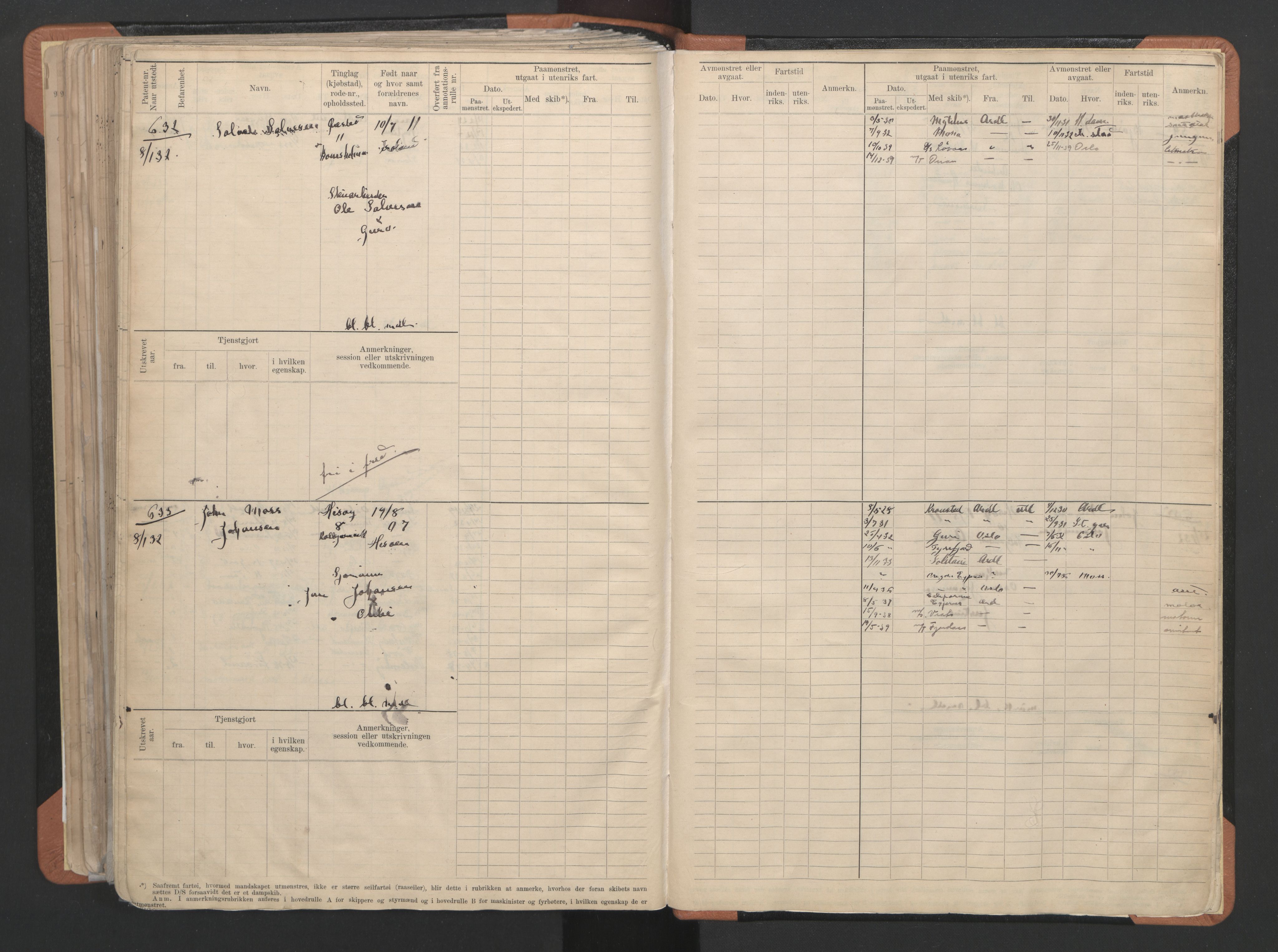 Arendal mønstringskrets, AV/SAK-2031-0012/F/Fb/L0024: Hovedrulle B nr 1-665, S-22, 1886-1933, p. 334