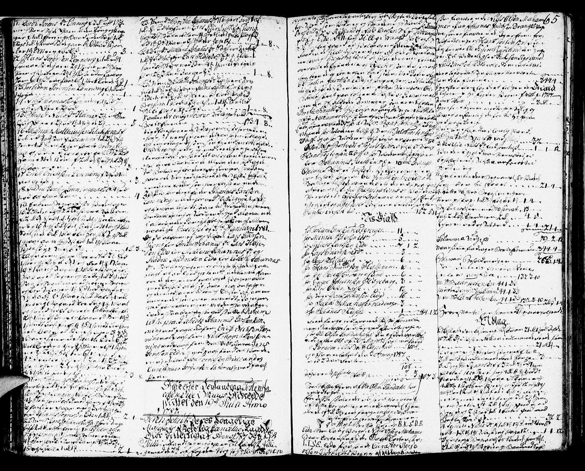Sunnhordland sorenskrivar, SAB/A-2401/1/H/Ha/Haa/L0010: Skifteprotokollar. Register i protokoll. Fol. 565-ut, 1787-1790, p. 64b-65a