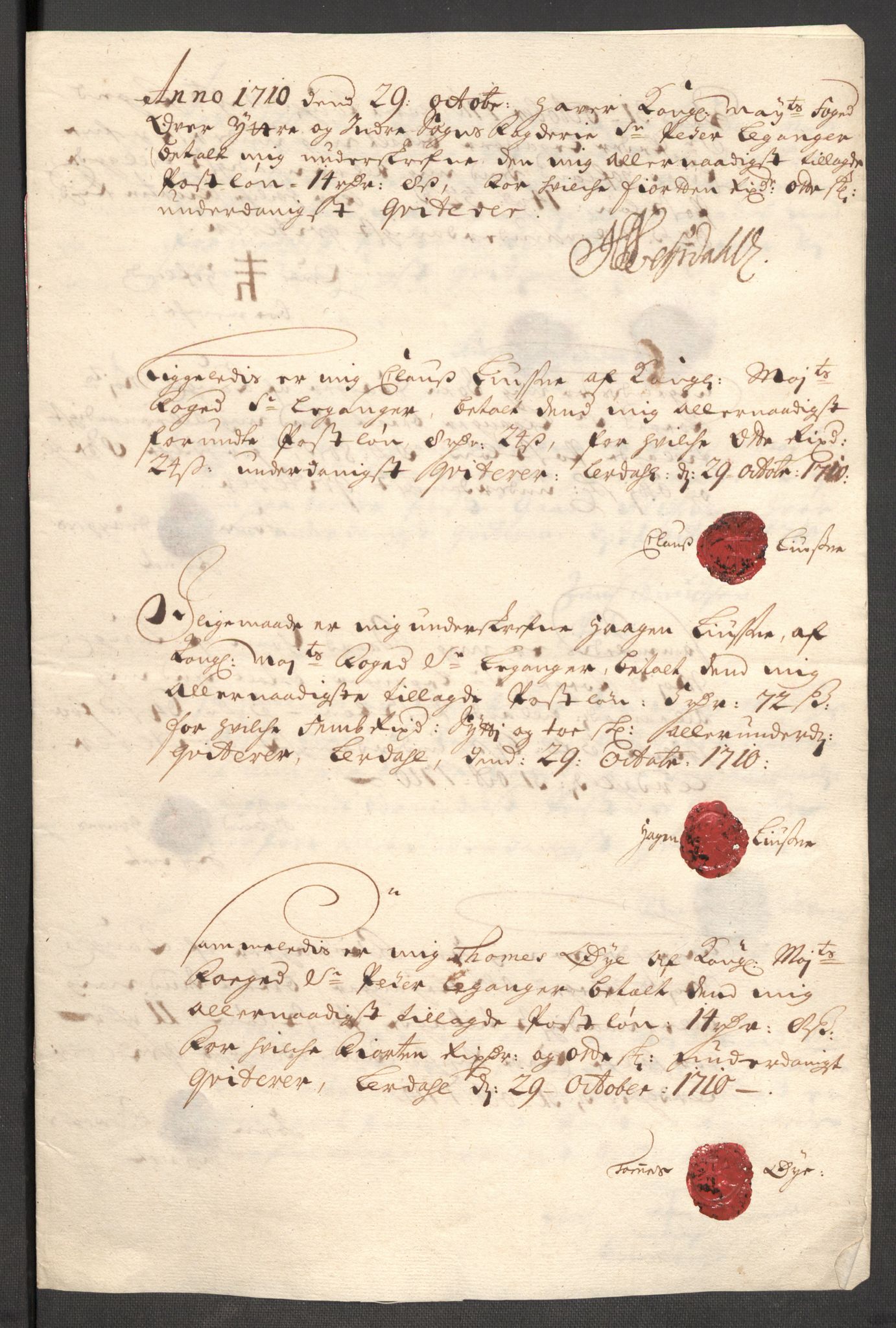 Rentekammeret inntil 1814, Reviderte regnskaper, Fogderegnskap, RA/EA-4092/R52/L3316: Fogderegnskap Sogn, 1709-1710, p. 355