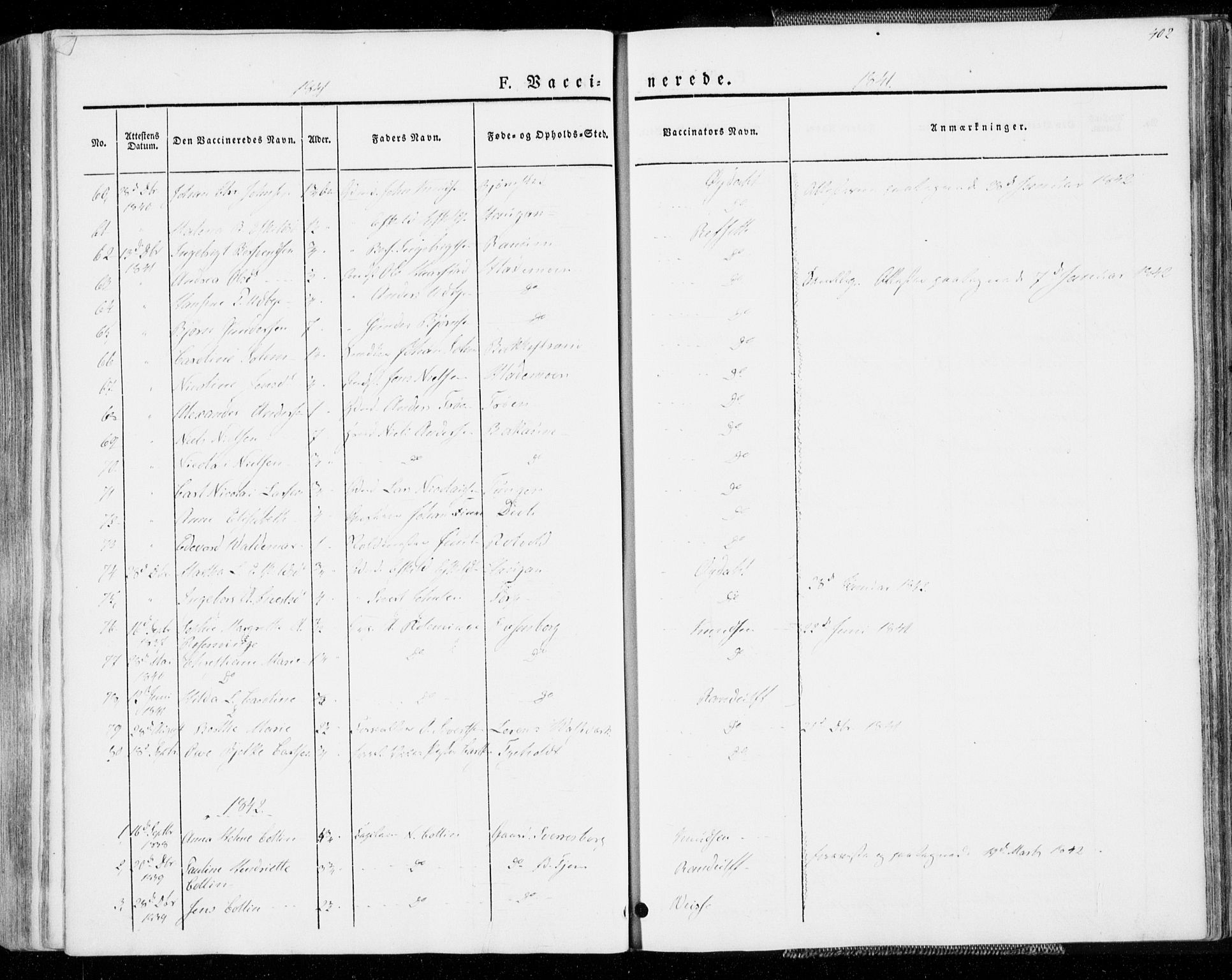 Ministerialprotokoller, klokkerbøker og fødselsregistre - Sør-Trøndelag, SAT/A-1456/606/L0290: Parish register (official) no. 606A05, 1841-1847, p. 402