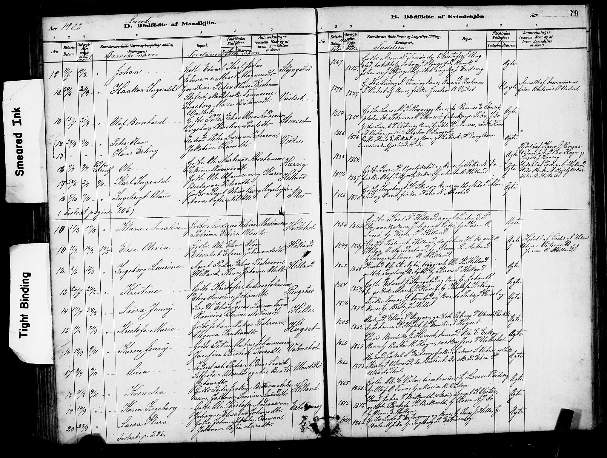 Ministerialprotokoller, klokkerbøker og fødselsregistre - Møre og Romsdal, AV/SAT-A-1454/525/L0376: Parish register (copy) no. 525C02, 1880-1902, p. 79