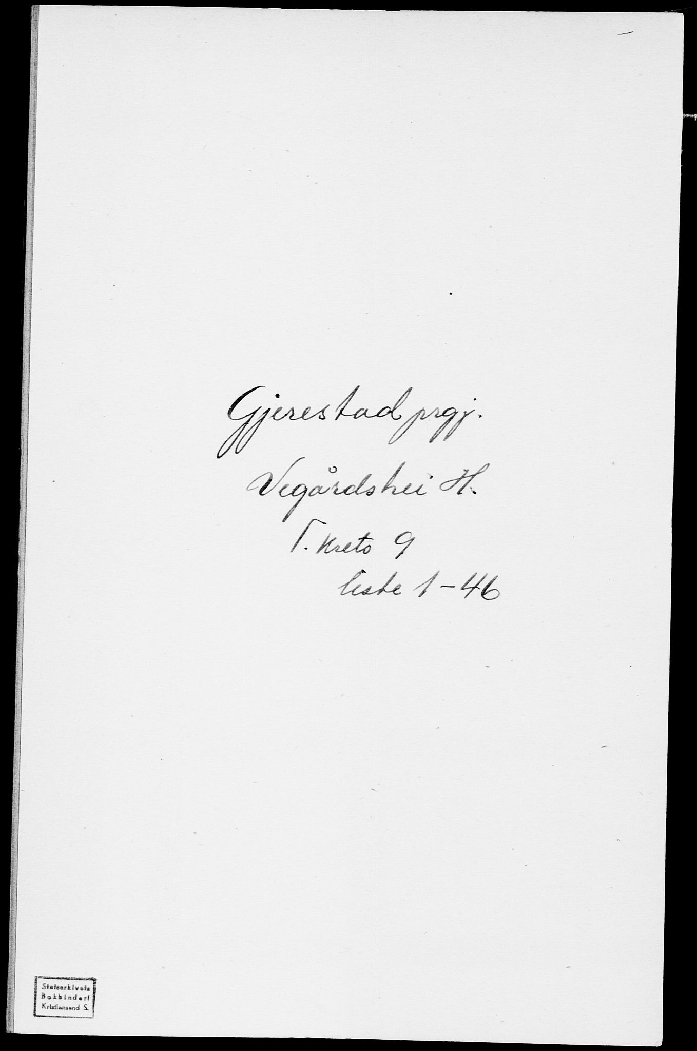 SAK, 1875 census for 0911P Gjerstad, 1875, p. 923