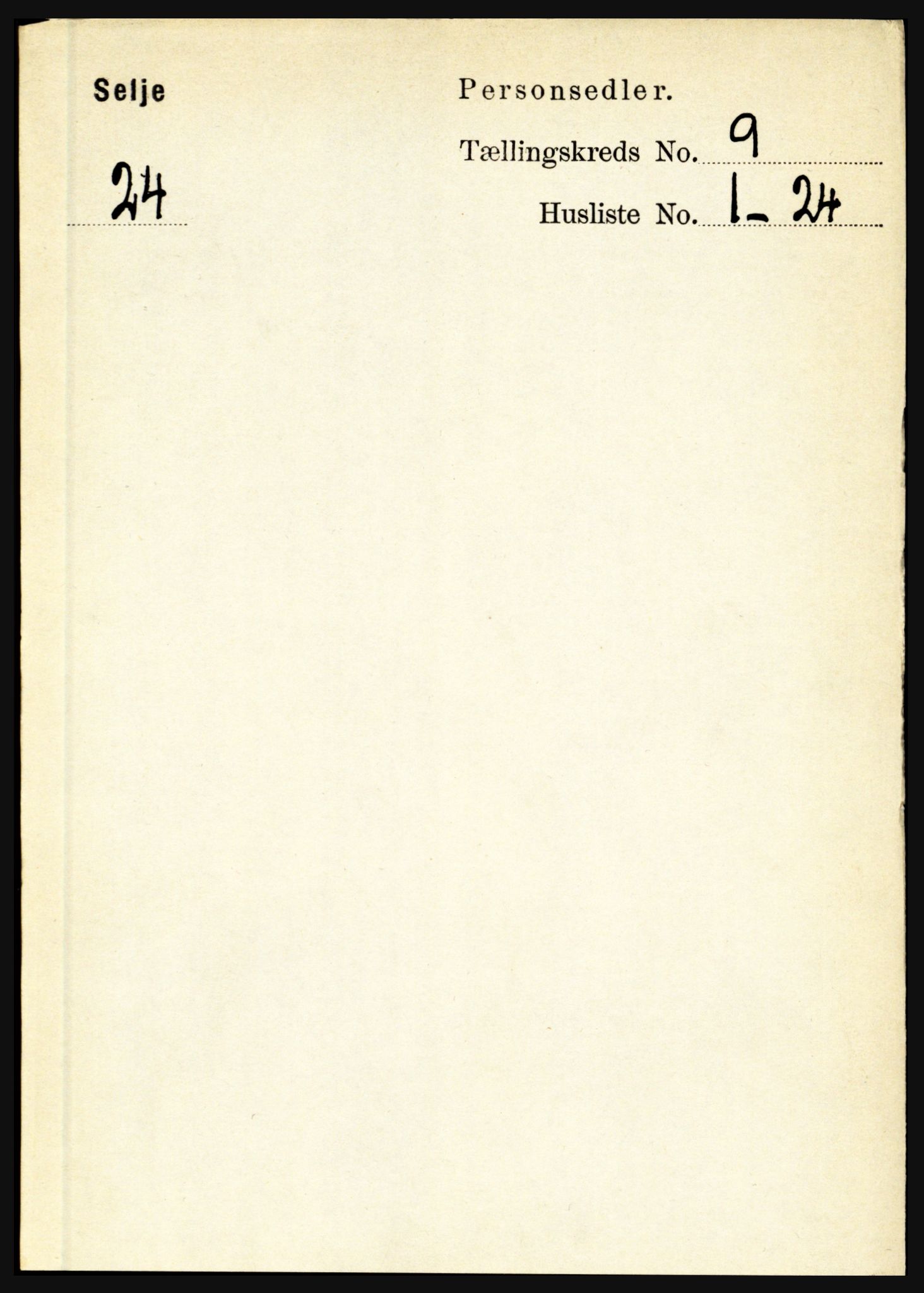 RA, 1891 census for 1441 Selje, 1891, p. 2703