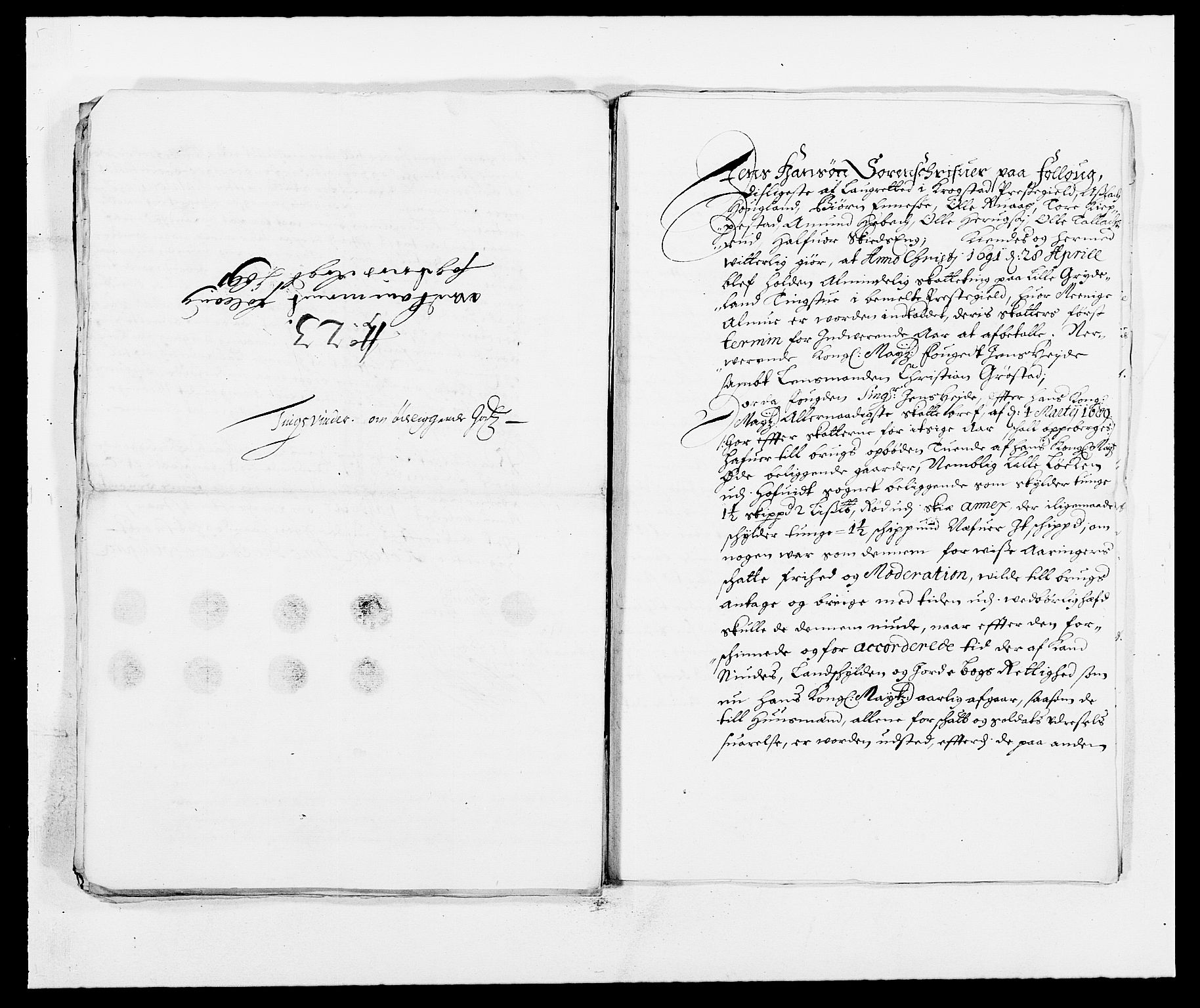 Rentekammeret inntil 1814, Reviderte regnskaper, Fogderegnskap, AV/RA-EA-4092/R09/L0436: Fogderegnskap Follo, 1685-1691, p. 256