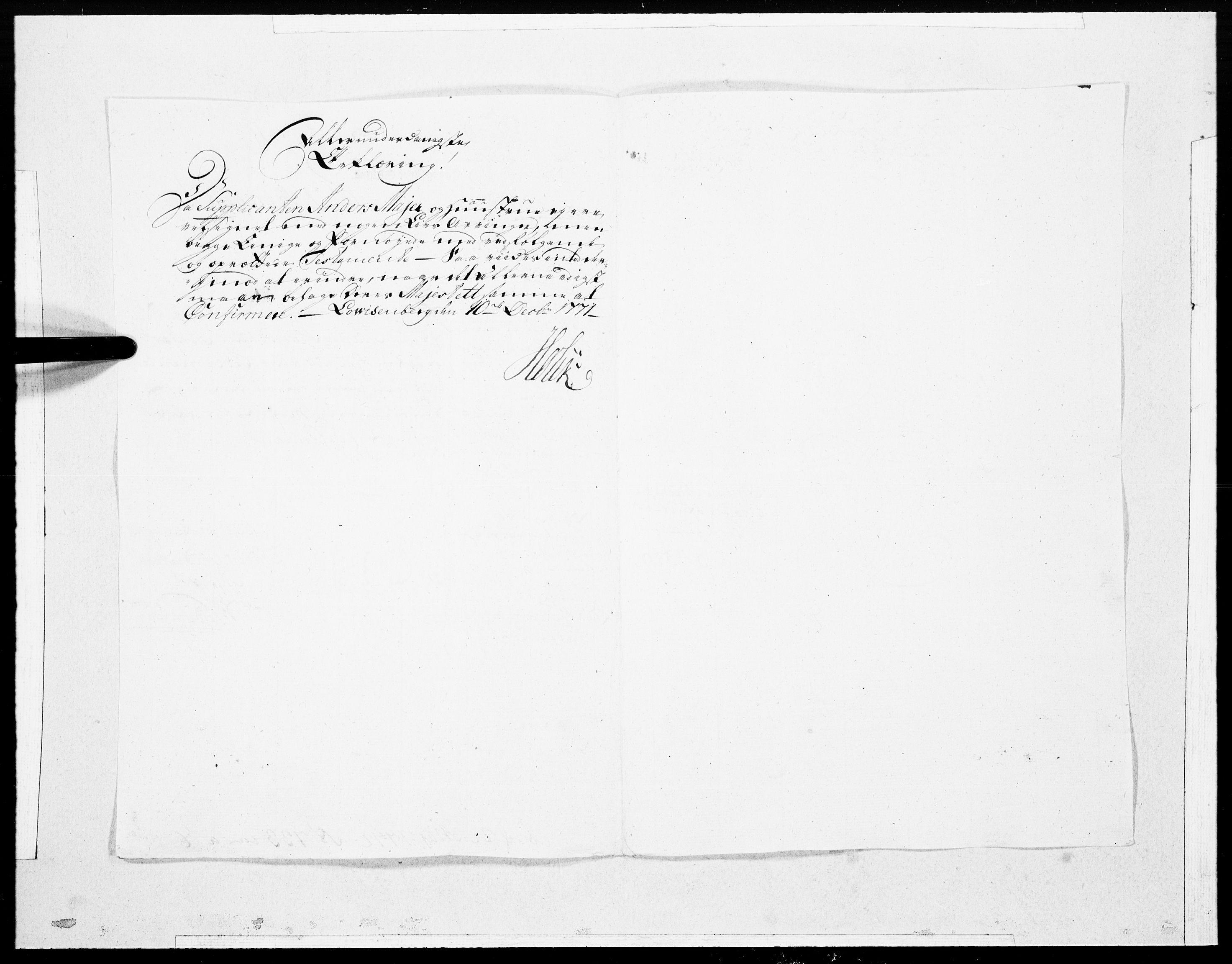 Danske Kanselli 1572-1799, AV/RA-EA-3023/F/Fc/Fcc/Fcca/L0206: Norske innlegg 1572-1799, 1772, p. 328