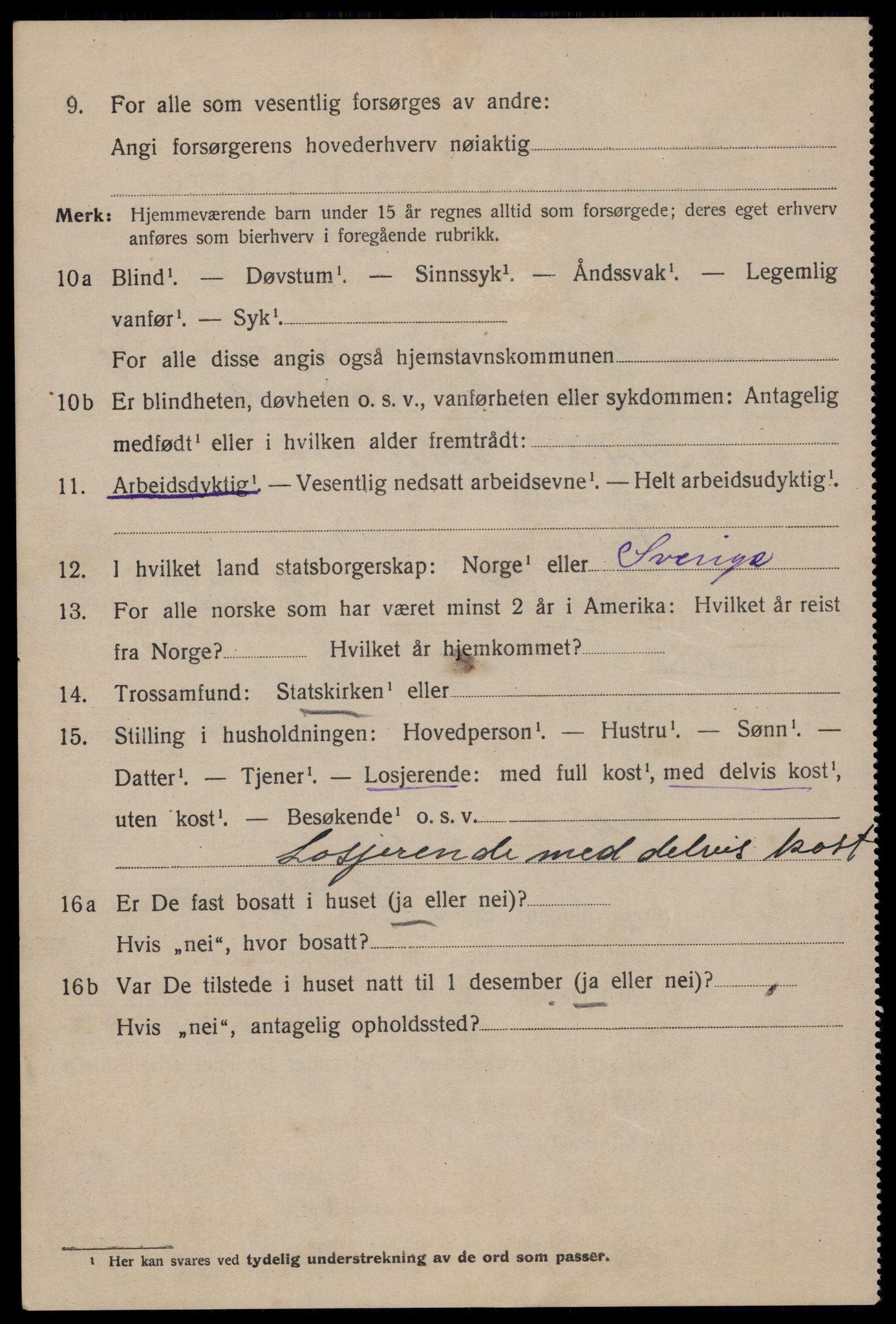 SAST, 1920 census for Stavanger, 1920, p. 99233